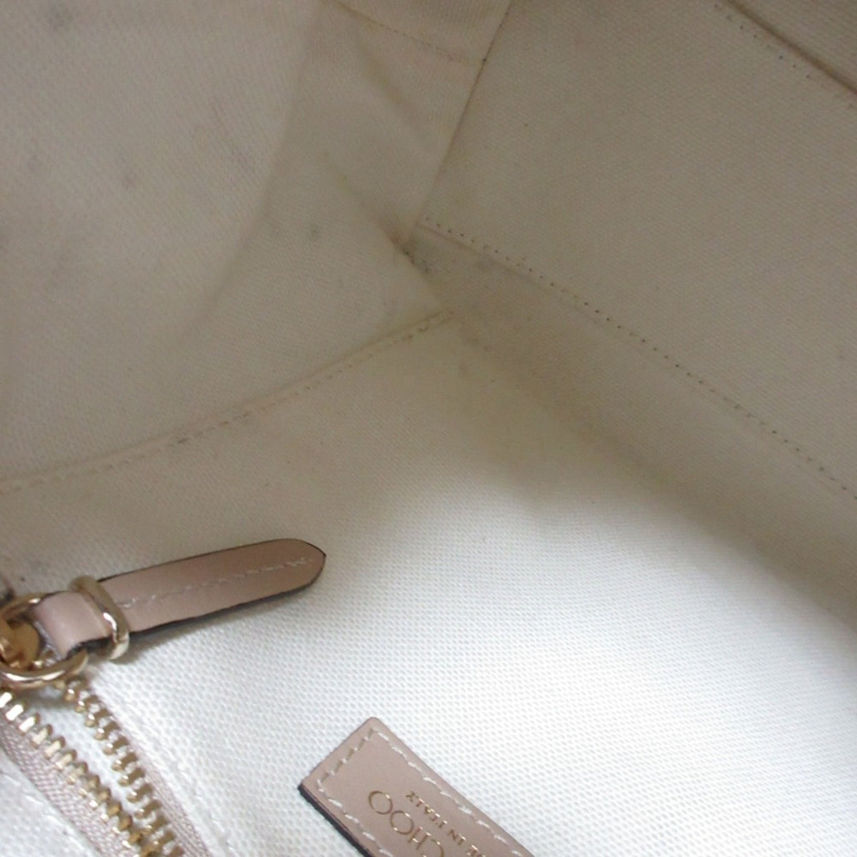 Jimmy Choo Beige Shoulder Bag (Pre-Owned)