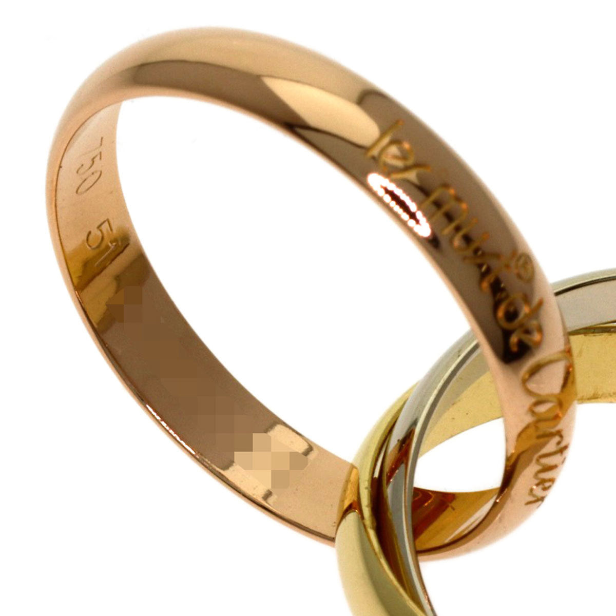 Cartier Yellow Gold (18K) Pink Gold (18K) White Gold (18K) Band Ring (Pre-Owned)