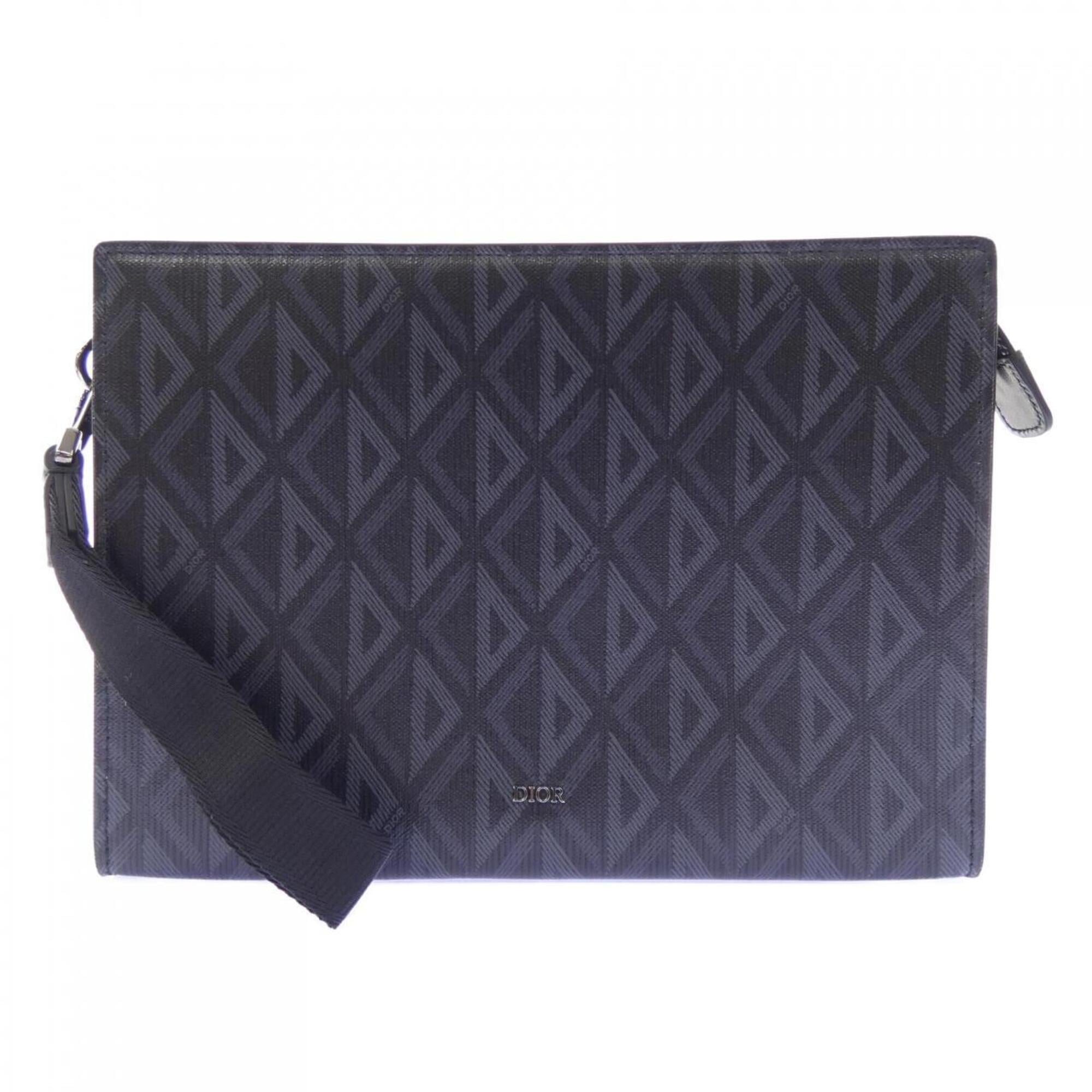 Christian Dior Black Gray Handbag (Pre-Owned)