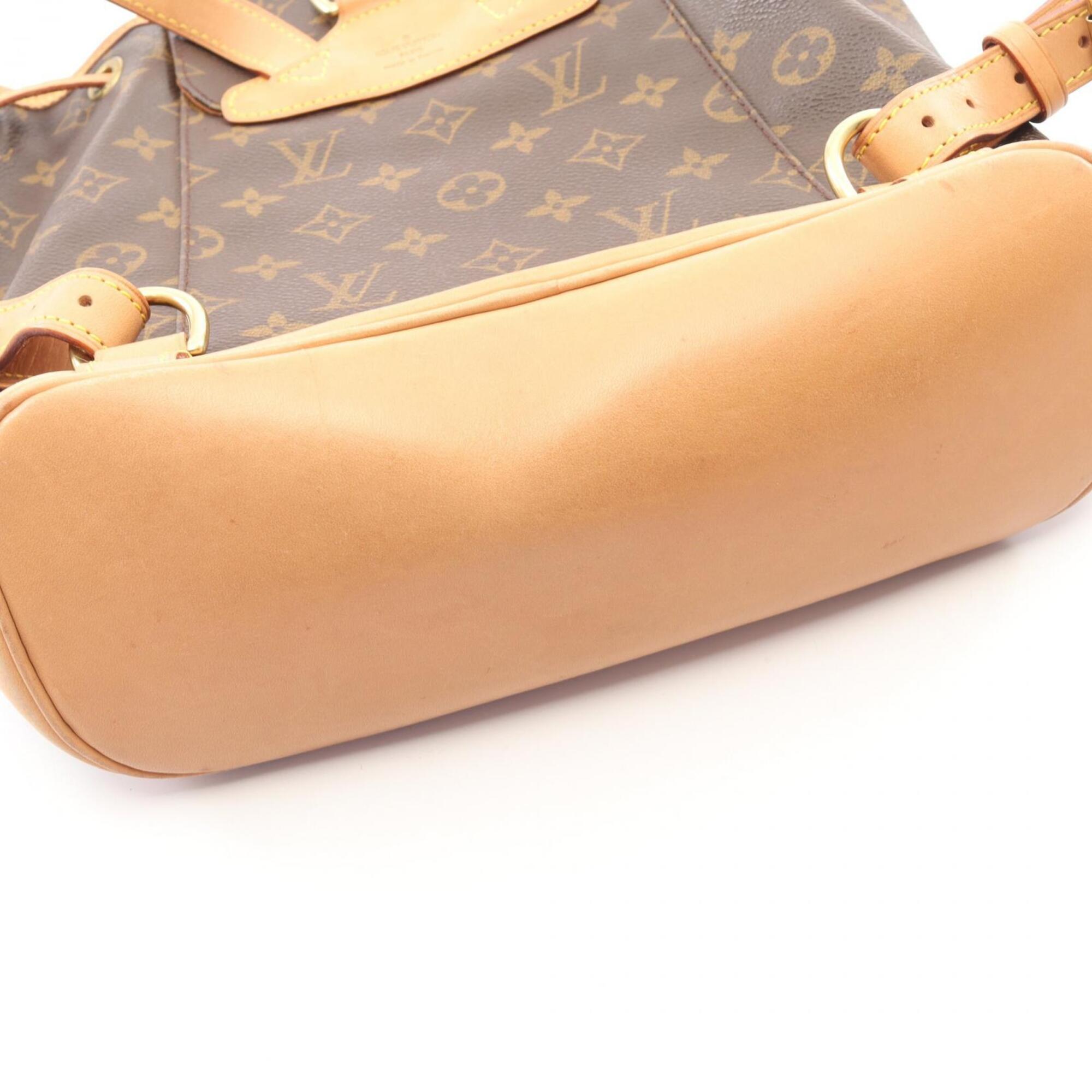 Louis Vuitton Brown Monogram Monogram Leather Backpack (Pre-Owned)