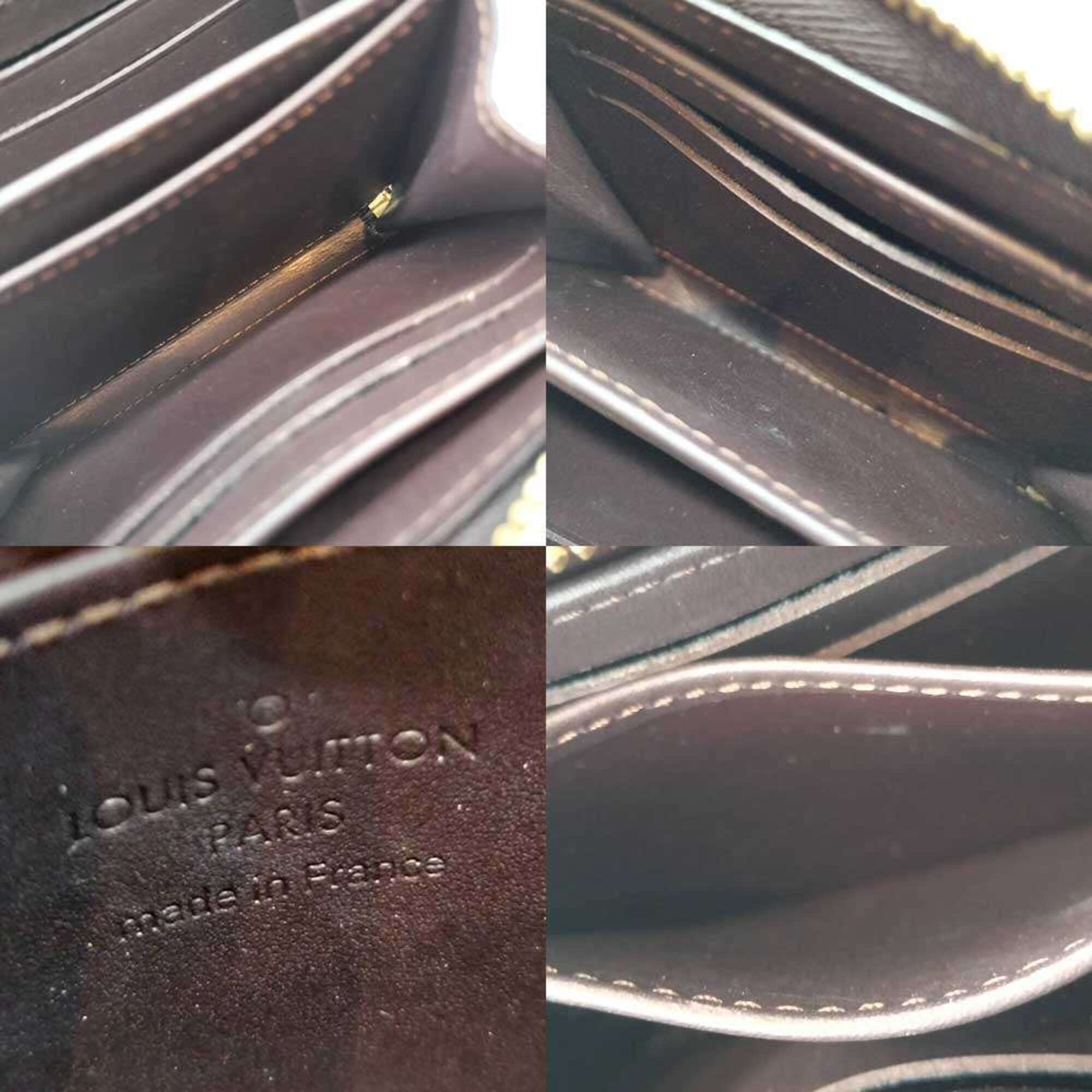 Louis Vuitton Monogram Vernis Amarante Dark Purple Monogram Vernis Coin Purse/Coin Case (Pre-Owned)