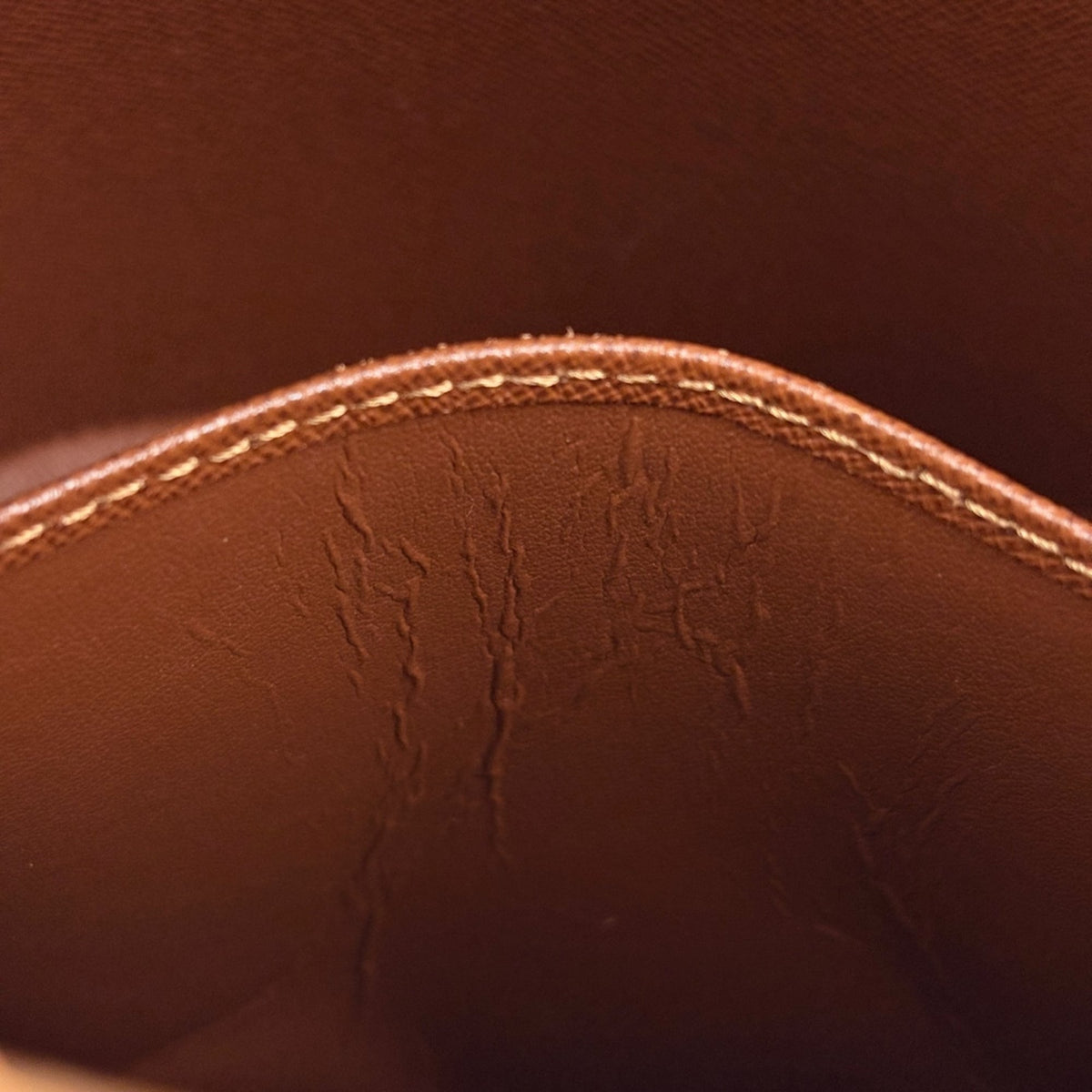 Louis Vuitton Brown Monogram Shoulder Bag (Pre-Owned)