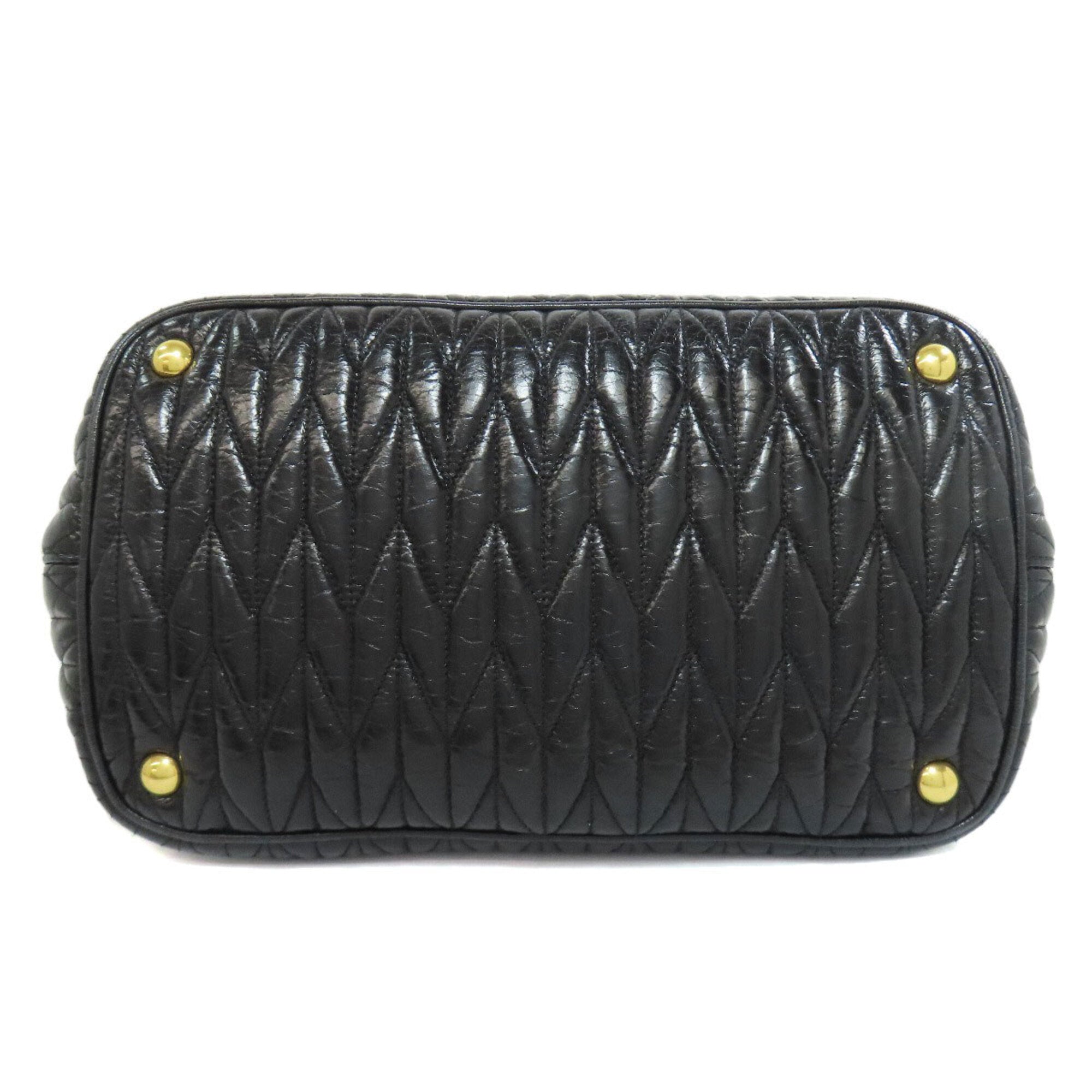 Miu Miu Black Leather Handbag (Pre-Owned)