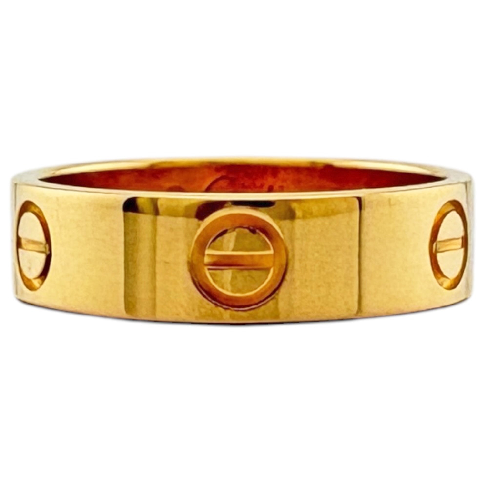 Cartier Yellow Yellow Gold (18K) Band Ring (Pre-Owned)