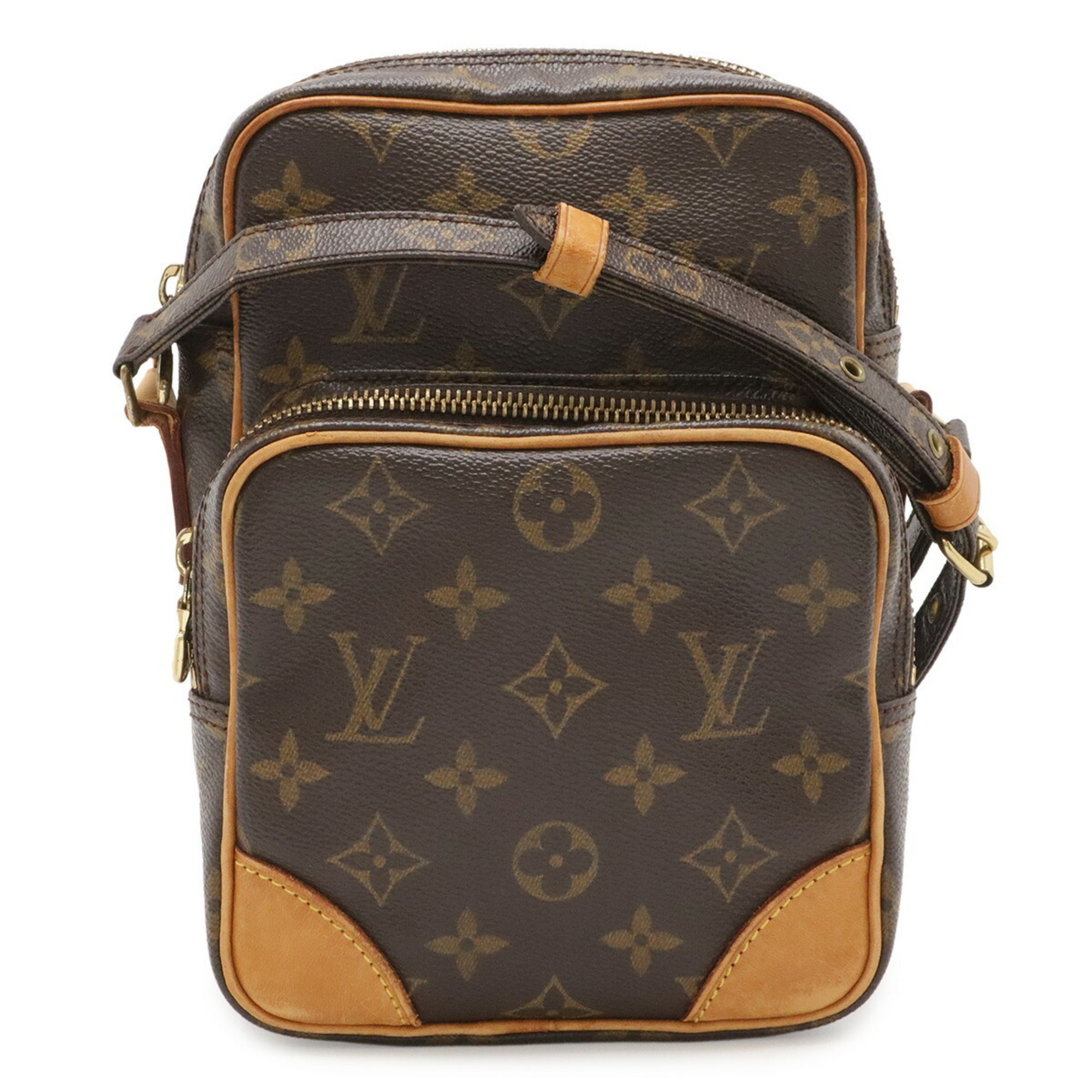 Louis Vuitton Brown Monogram Canvas Pochette Shoulder Bag (Pre-Owned)