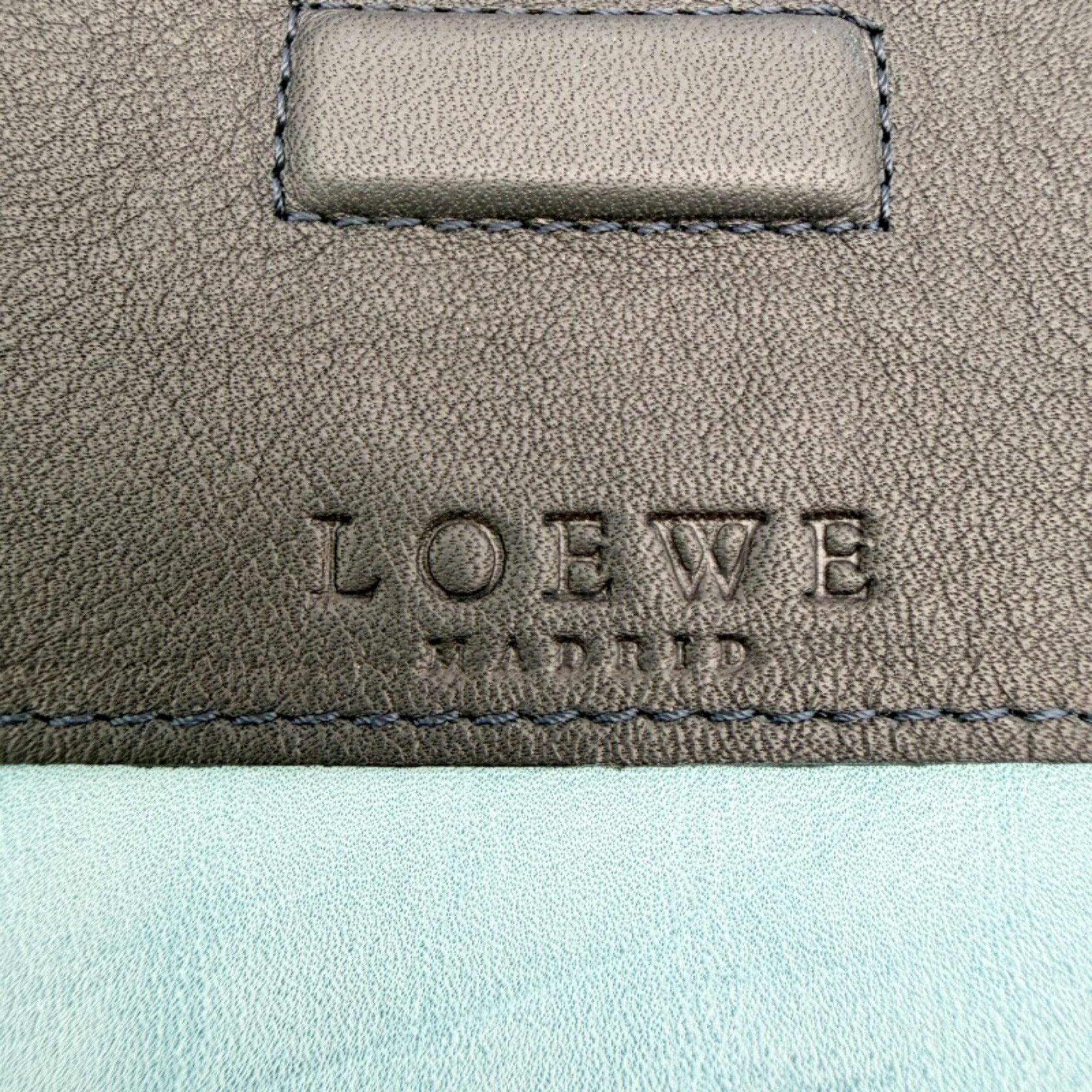 Loewe Blue Suede Pochette Shoulder Bag (Pre-Owned)