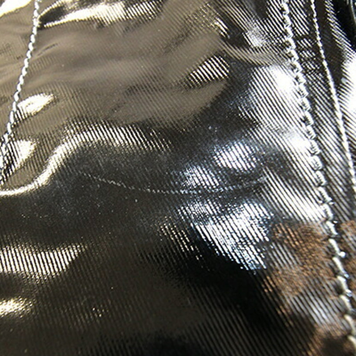 Tod's Black Coated Canvas Leather Tote Bag (Pre-Owned)