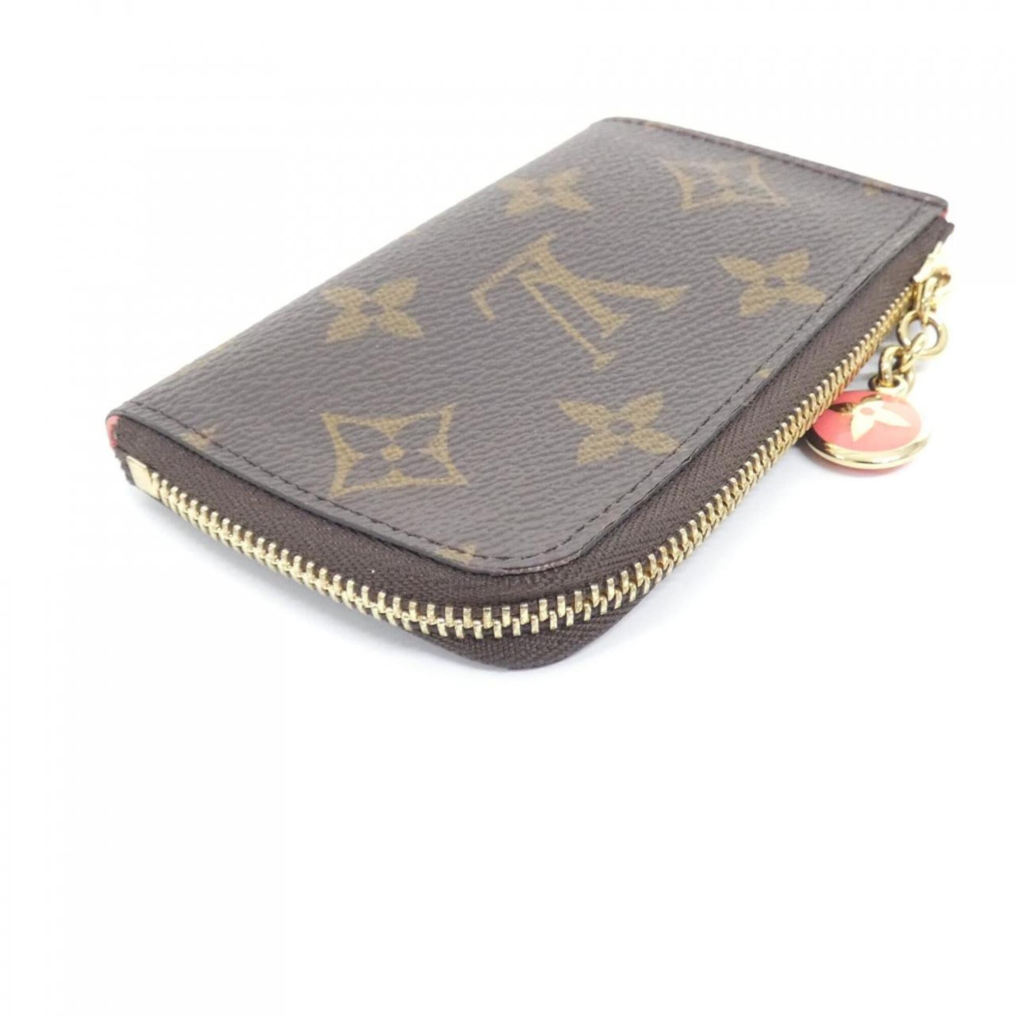Louis Vuitton Marron Coated Canvas Coin Purse/Coin Case (Pre-Owned)
