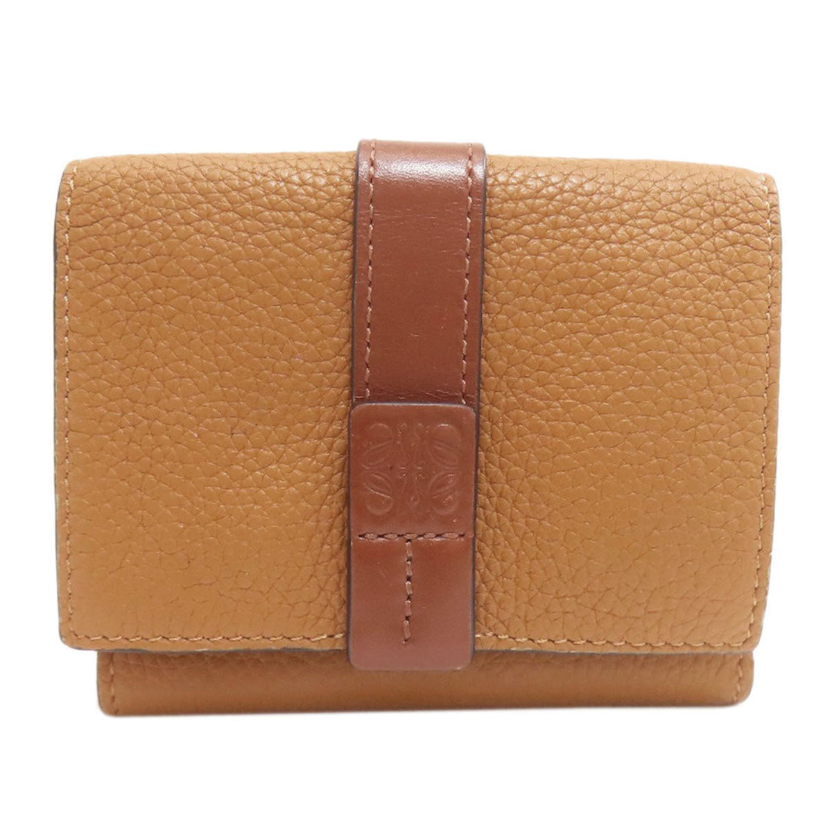 Loewe Brown Leather Wallet (Tri-Fold) (Pre-Owned)
