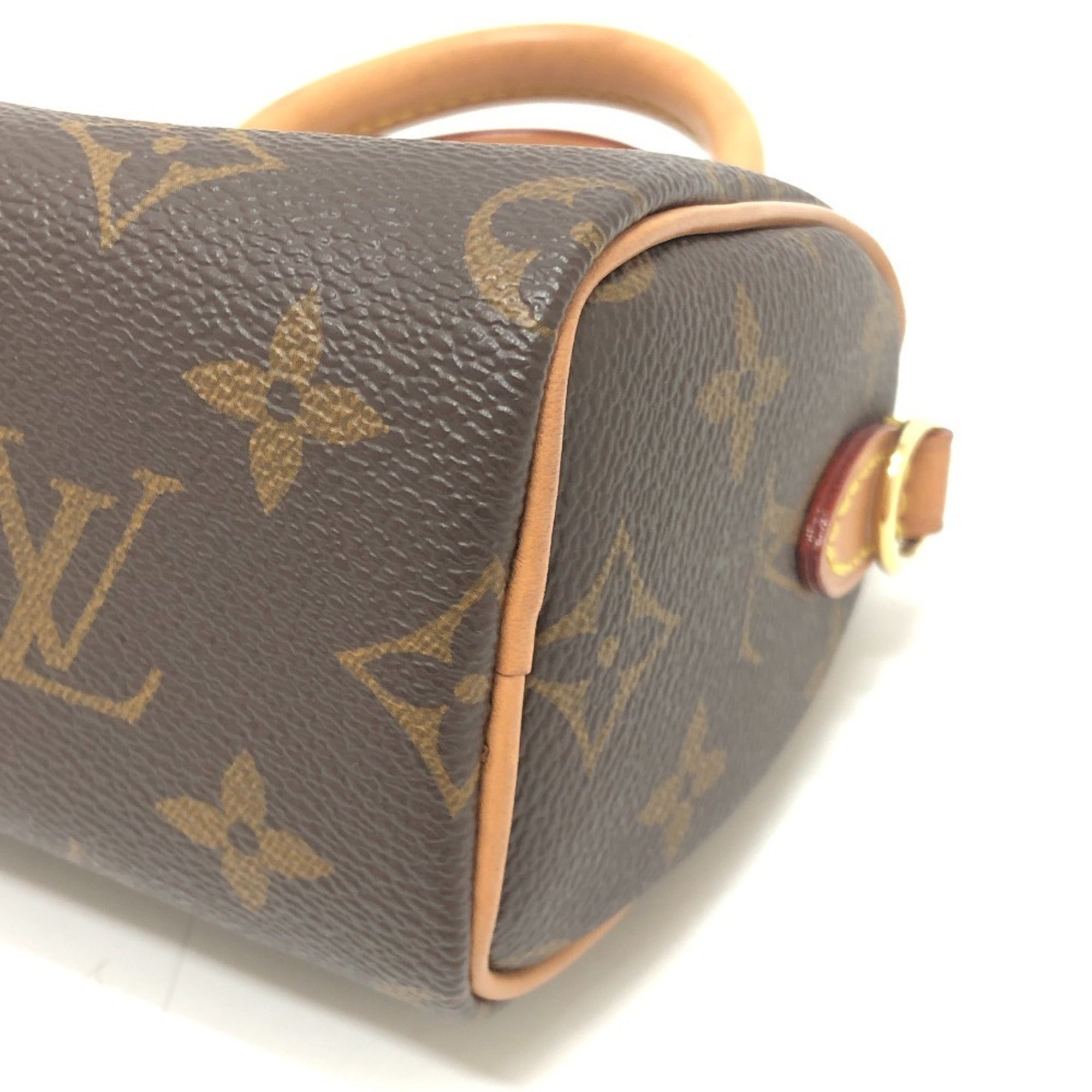 Louis Vuitton Brown Monogram Canvas Handbag Shoulder Bag (Pre-Owned)