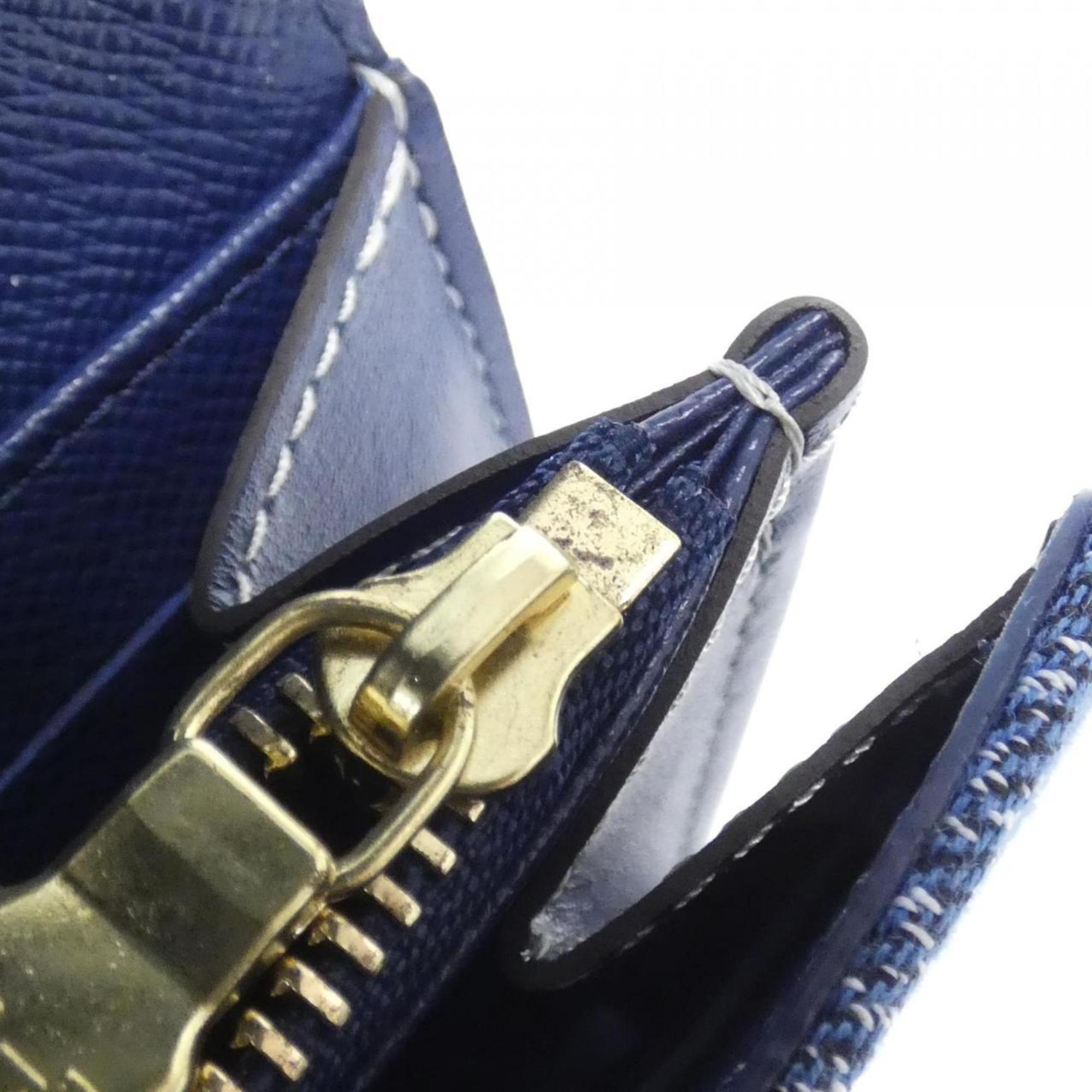 Louis Vuitton Monogram Gold Blue Monogram Navy Monogram Long Wallet (Bi-Fold) (Pre-Owned)