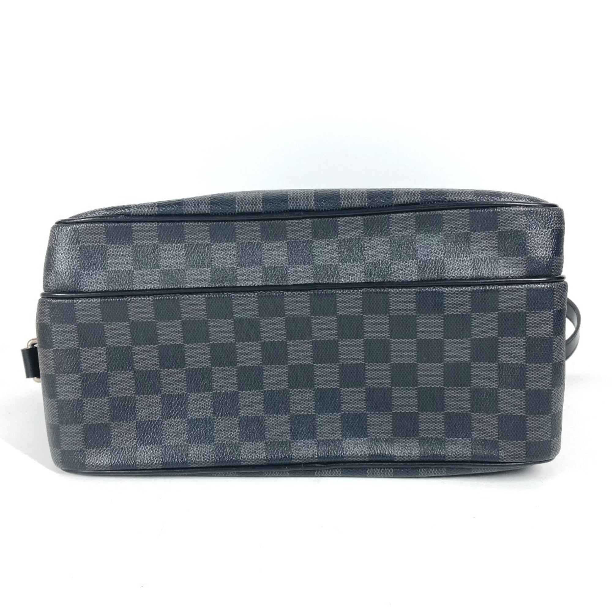 Louis Vuitton Damier Graphite Black Damier Graphite Shoulder Bag (Pre-Owned)
