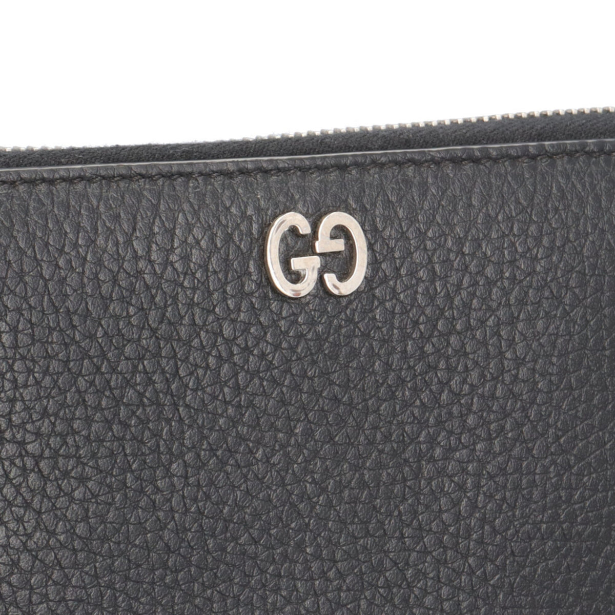 Gucci Black Leather Coin Purse/Coin Case (Pre-Owned)