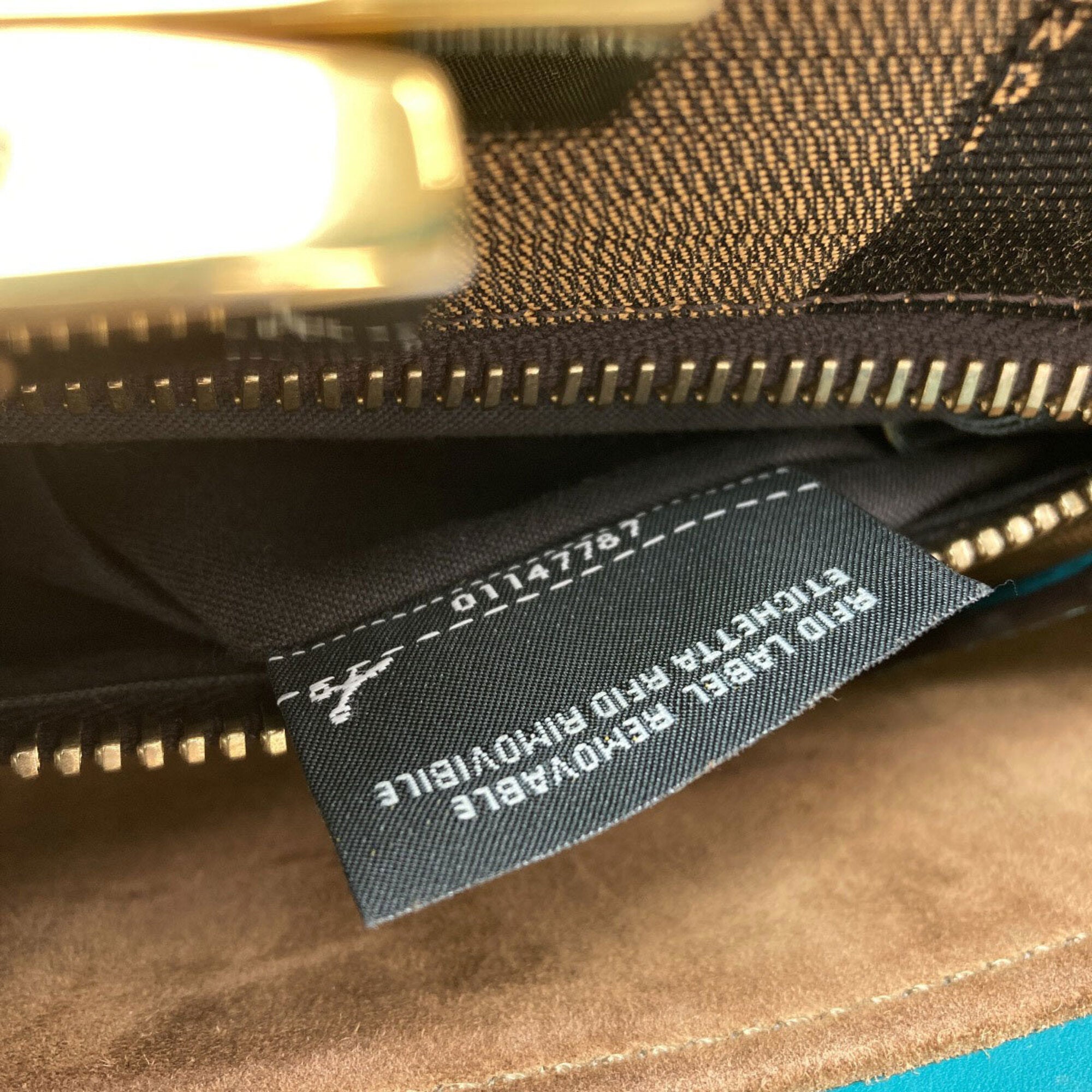 Fendi Turquoise Leather Handbag (Pre-Owned)