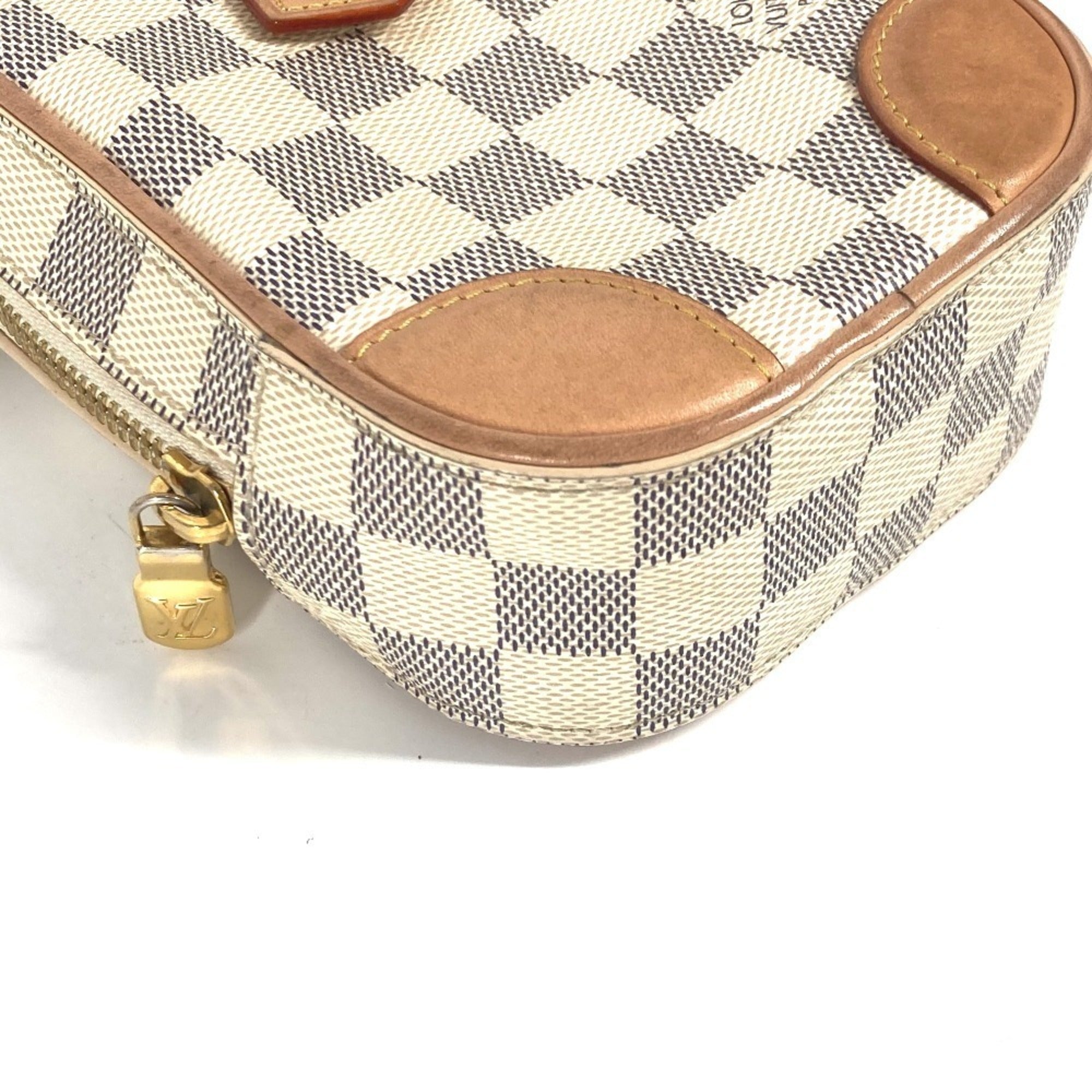 Louis Vuitton Damier Azur White Damier Azur Pochette Shoulder Bag (Pre-Owned)