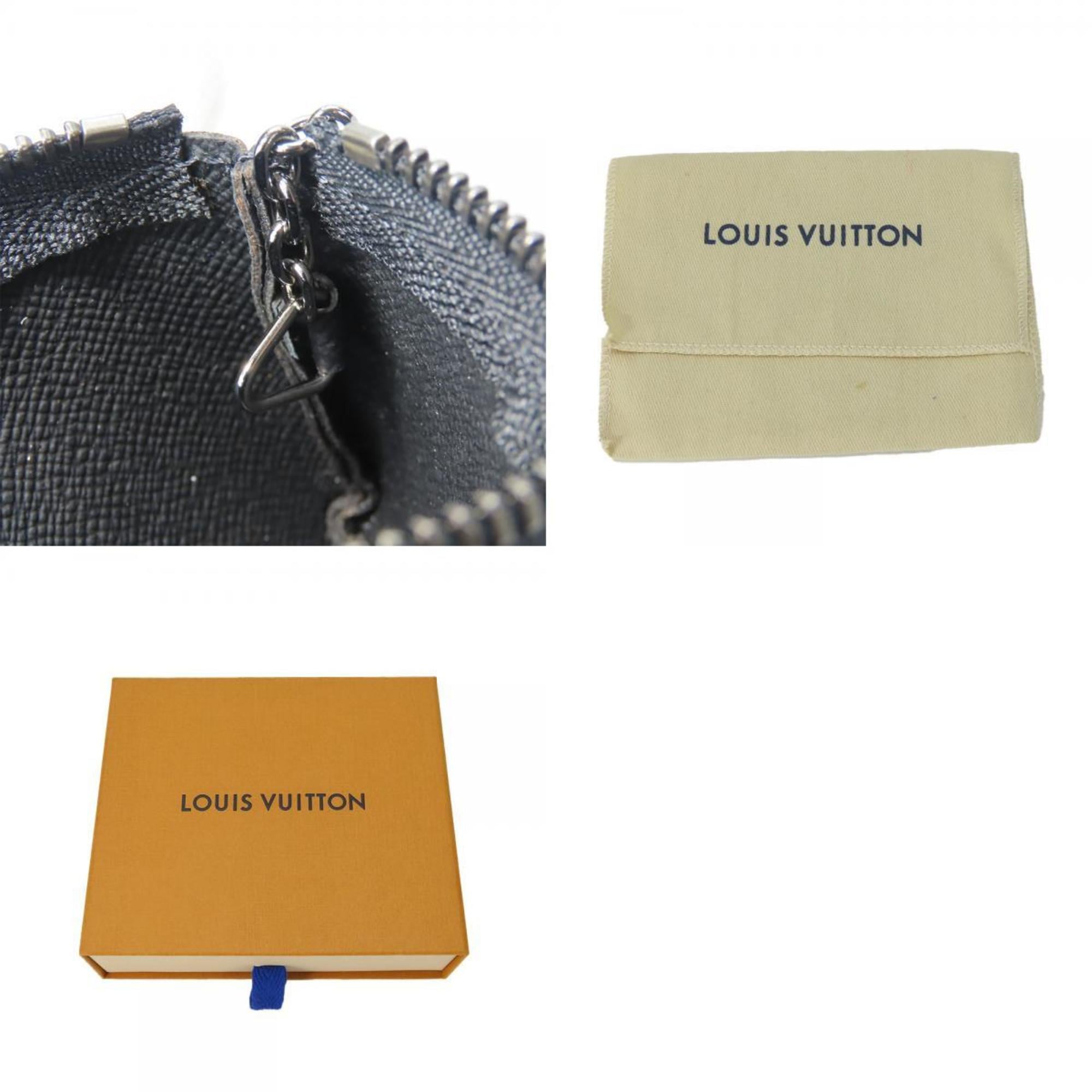 Louis Vuitton Monogram Eclipse Black Gray Monogram Eclipse Coin Purse/Coin Case (Pre-Owned)