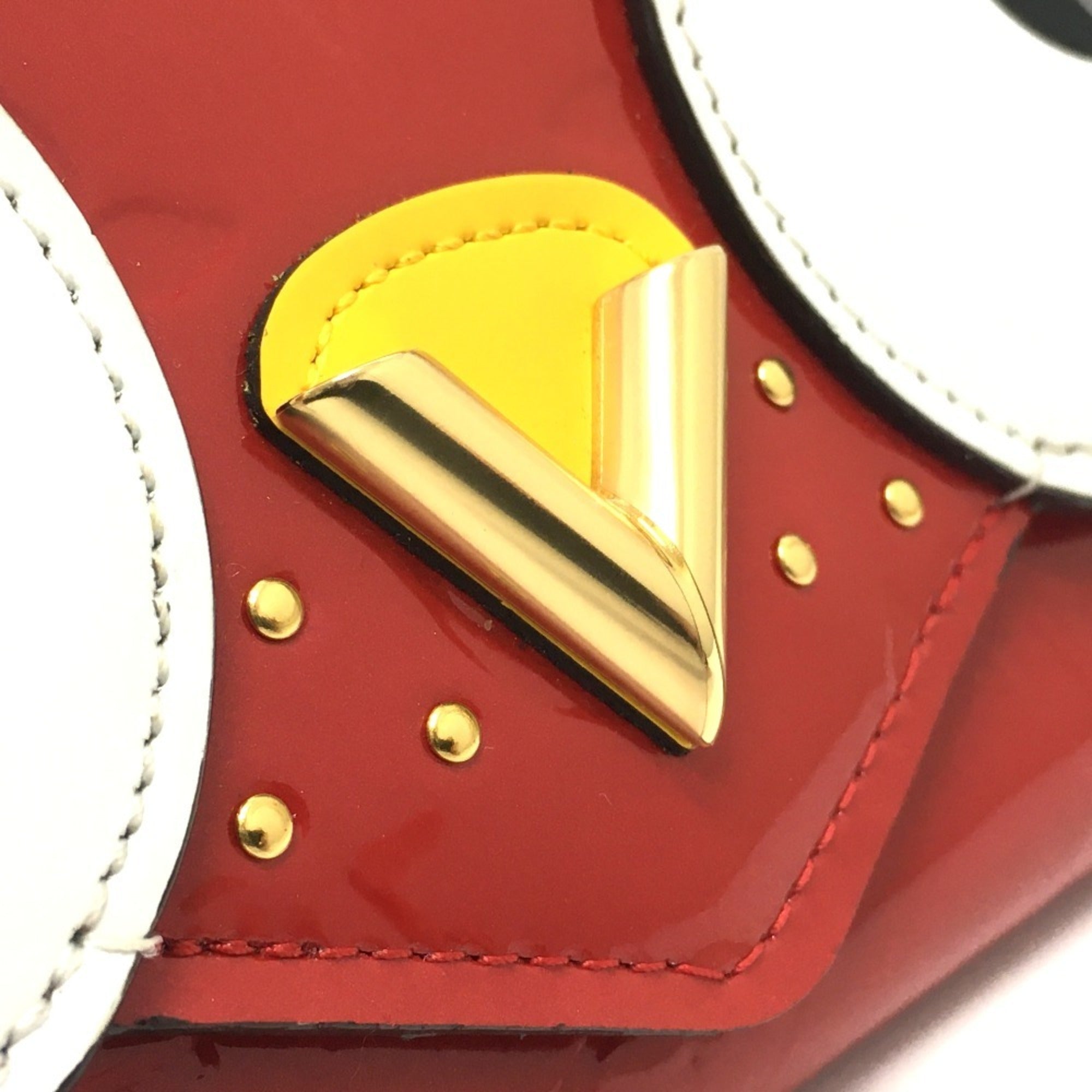 Louis Vuitton Cerise Red Color Monogram Vernis Long Wallet (Bi-Fold) (Pre-Owned)