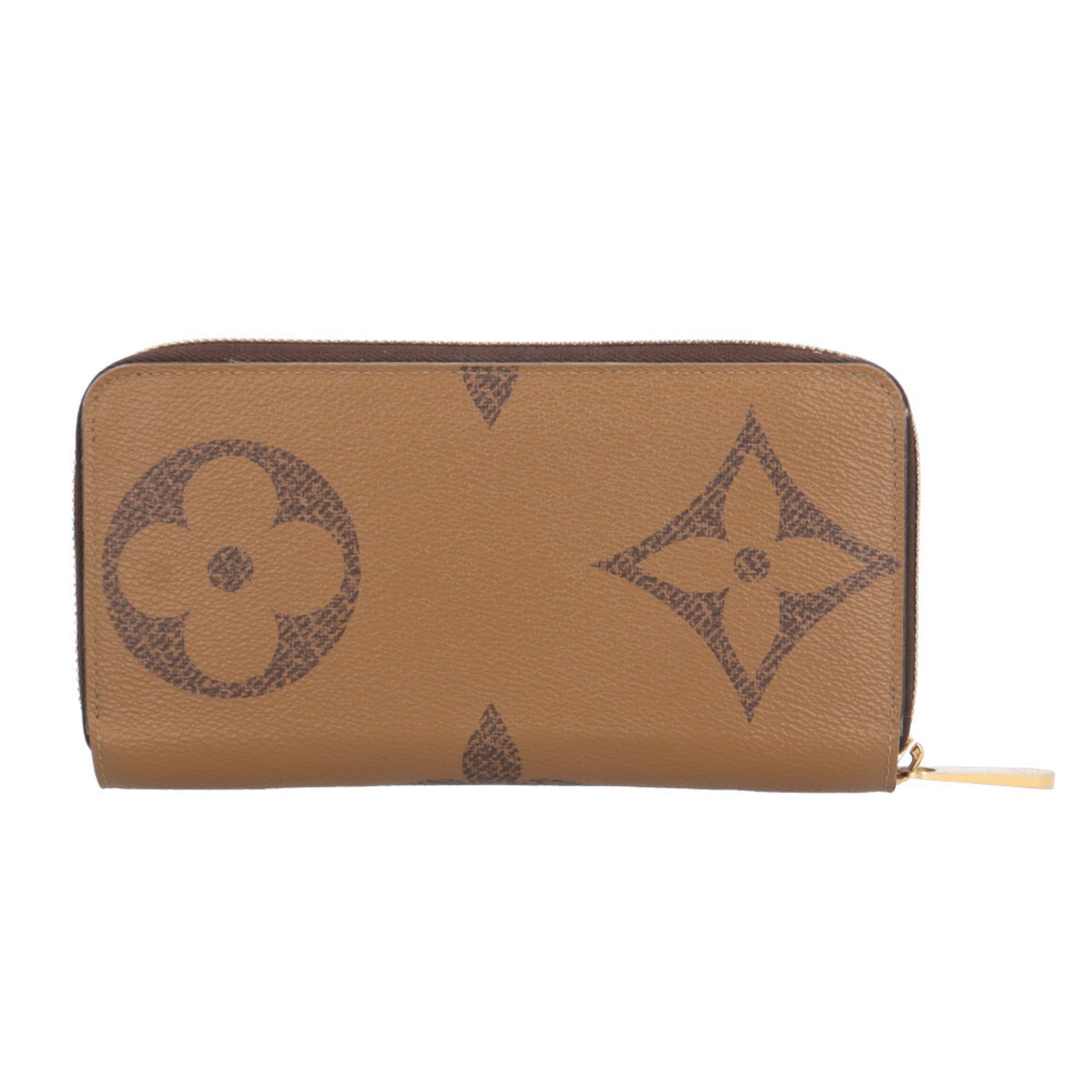 Louis Vuitton Brown Monogram Long Wallet (Bi-Fold) (Pre-Owned)