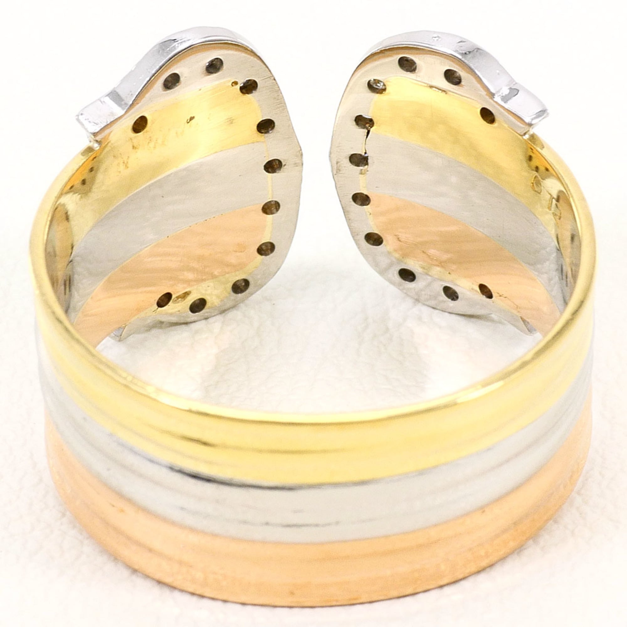 Unbranded Pink Gold Platinum Yellow Gold Yellow Gold (18K) Pink Gold (18K) Platinum 900 Band Ring (Pre-Owned)
