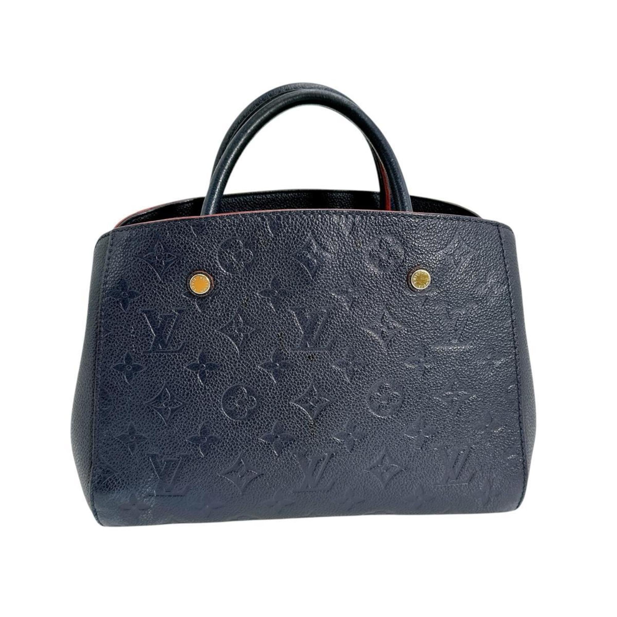 Louis Vuitton Marine Rouge Monogram Empreinte Shoulder Bag (Pre-Owned)