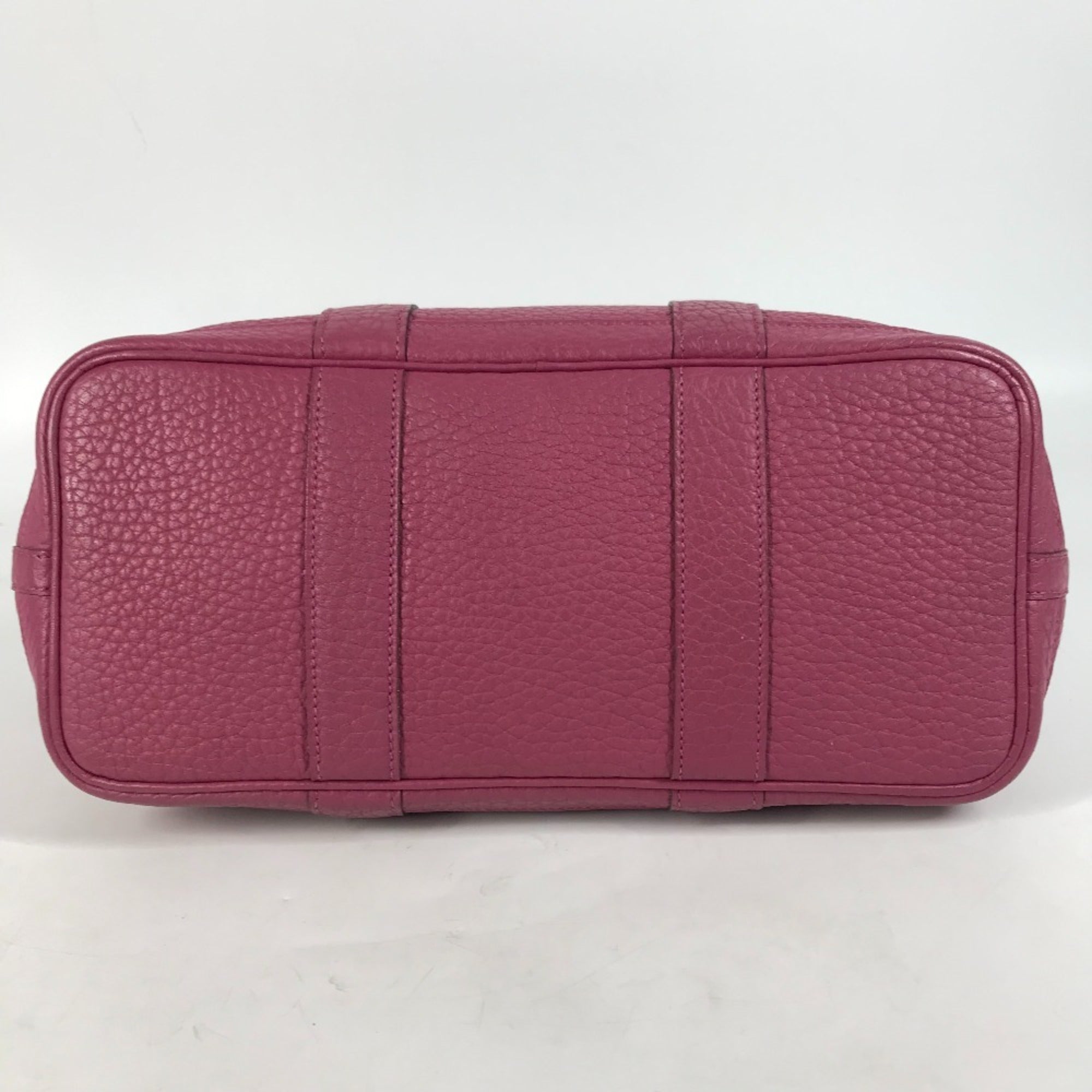 Hermes Garden Purple Tosca Negonda Leather Handbag Tote Bag (Pre-Owned)