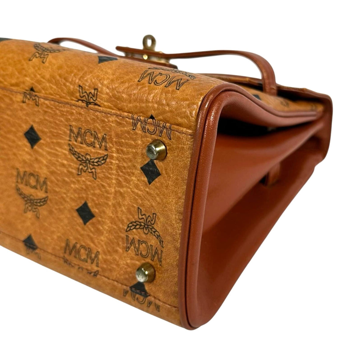 Mcm Brown Leather Handbag (Pre-Owned)