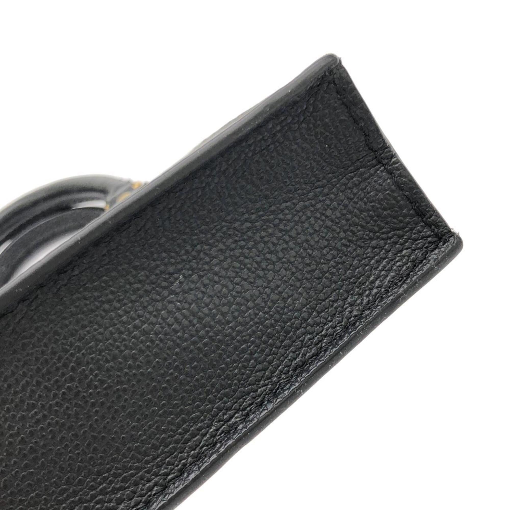 Louis Vuitton Beige Black Leather Shoulder Bag (Pre-Owned)