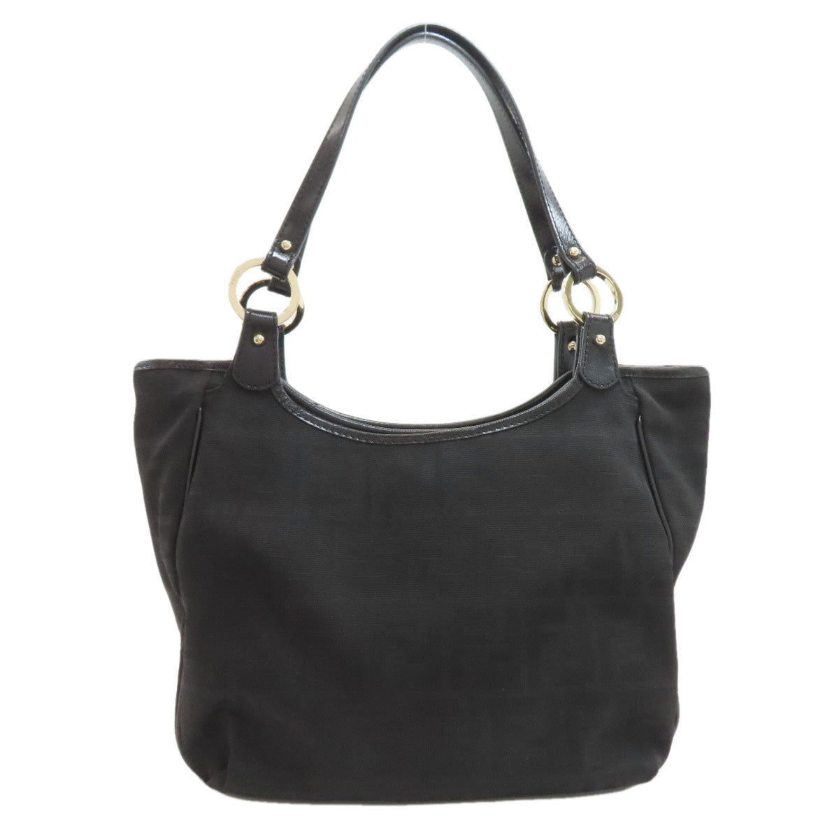 Fendi Zucca Black Pvc Tote Bag (Pre-Owned)