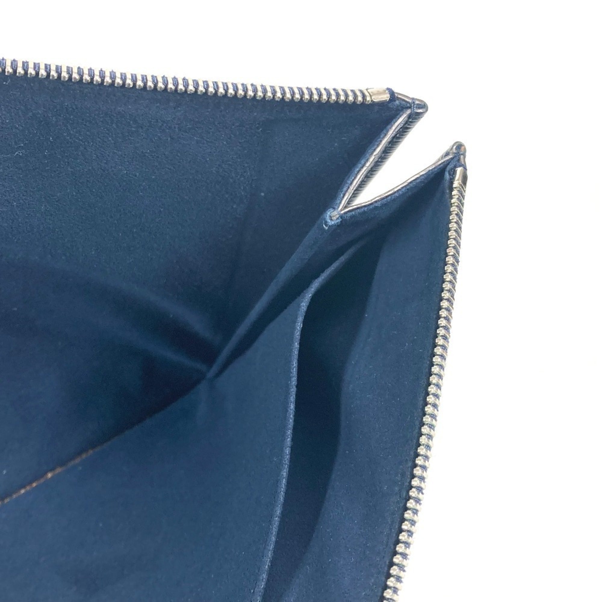 Louis Vuitton Blue Navy Blue Epi Leather Clutch Bag Pochette Pouch (Pre-Owned)