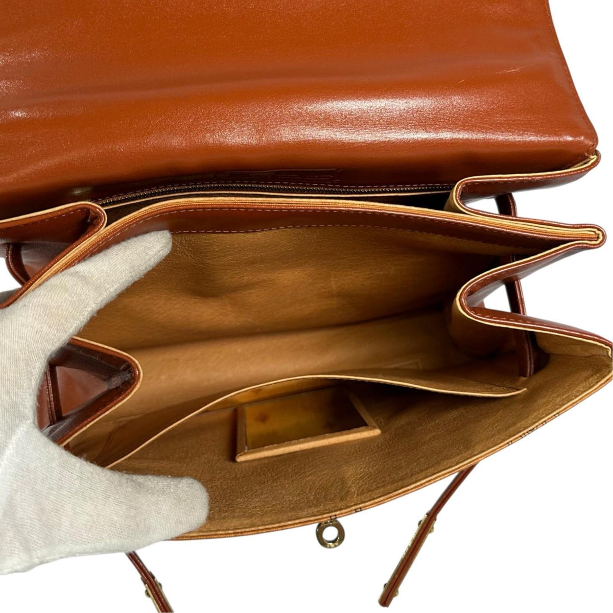 Mcm Brown Leather Handbag (Pre-Owned)