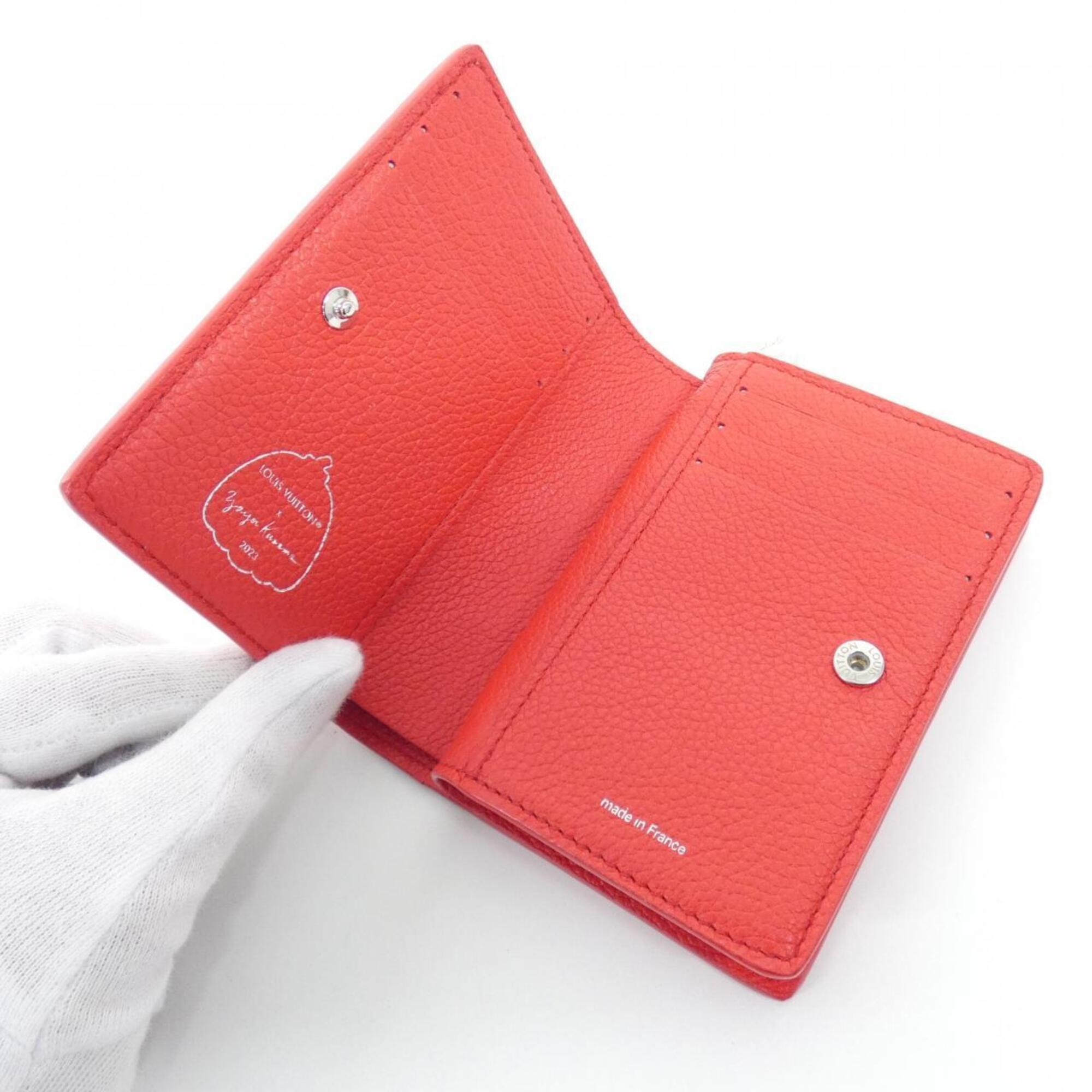 Louis Vuitton Rouge Leather Wallet (Bi-Fold) (Pre-Owned)