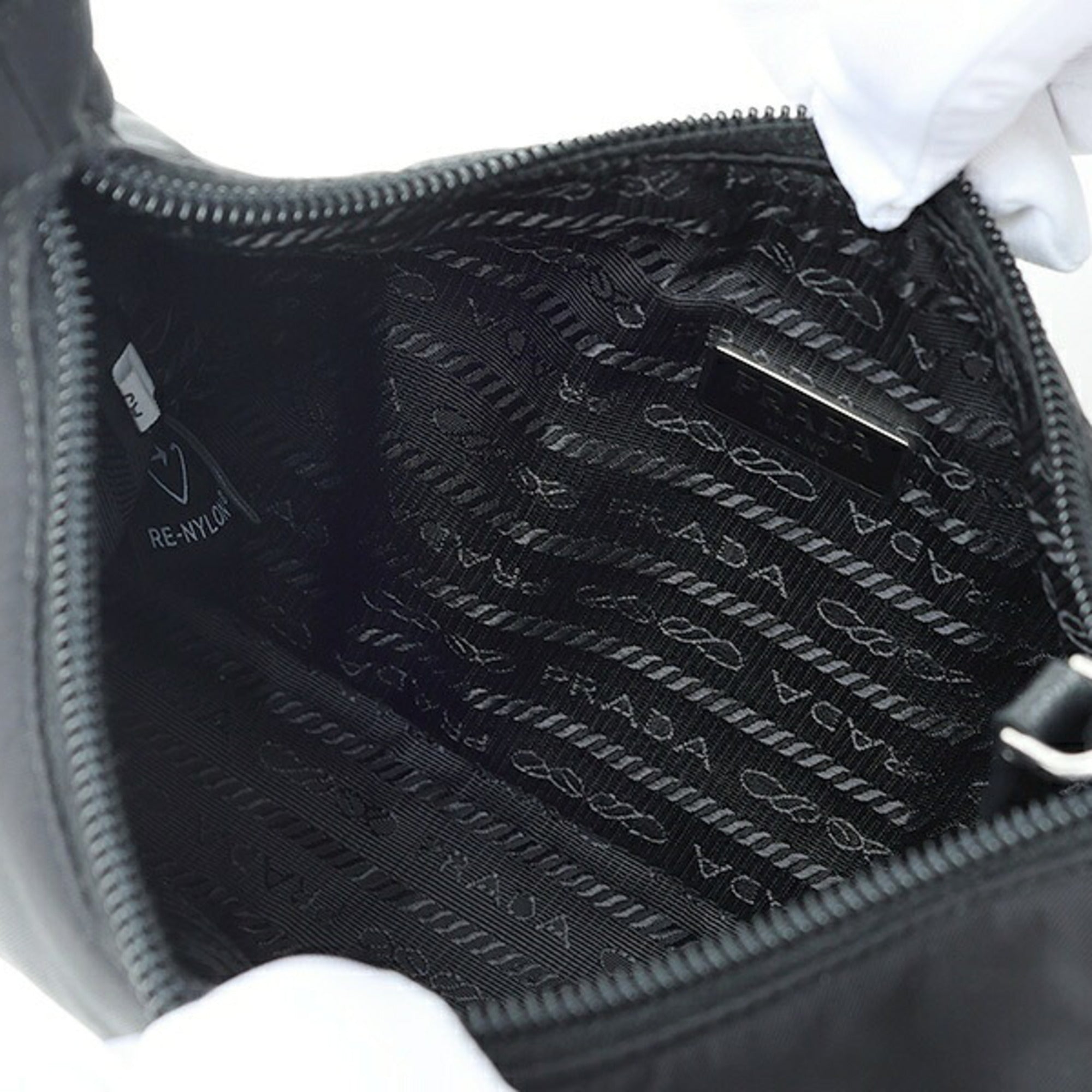 Prada Black Nylon Shoulder Bag (Pre-Owned)