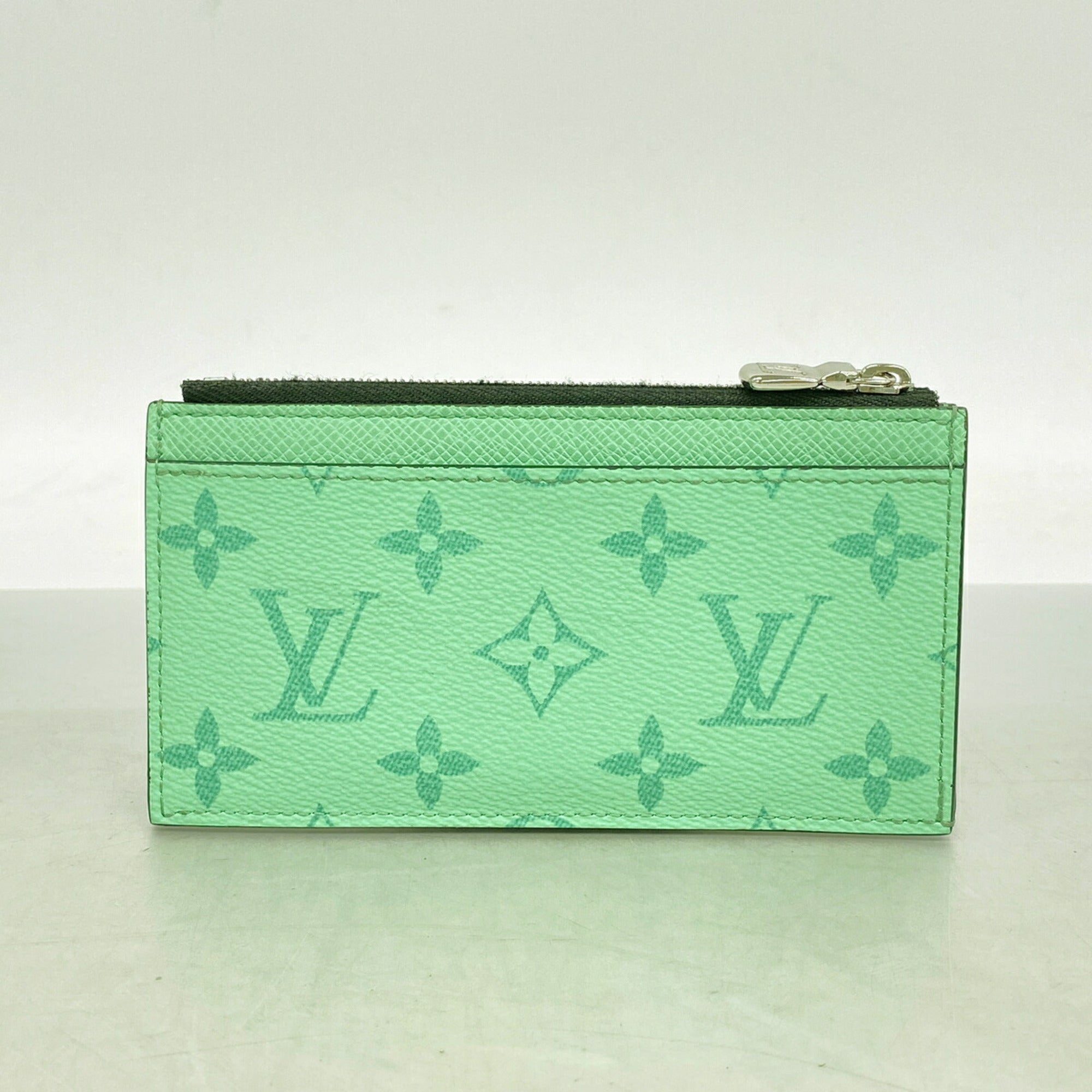 Louis Vuitton Green Coin Purse/Coin Case (Pre-Owned)