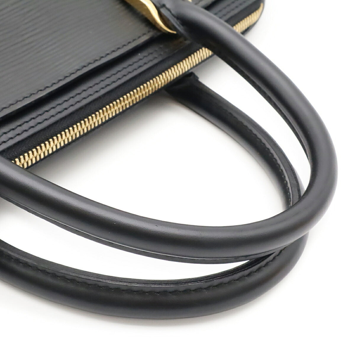 Louis Vuitton Black Noir Epi Leather Handbag (Pre-Owned)