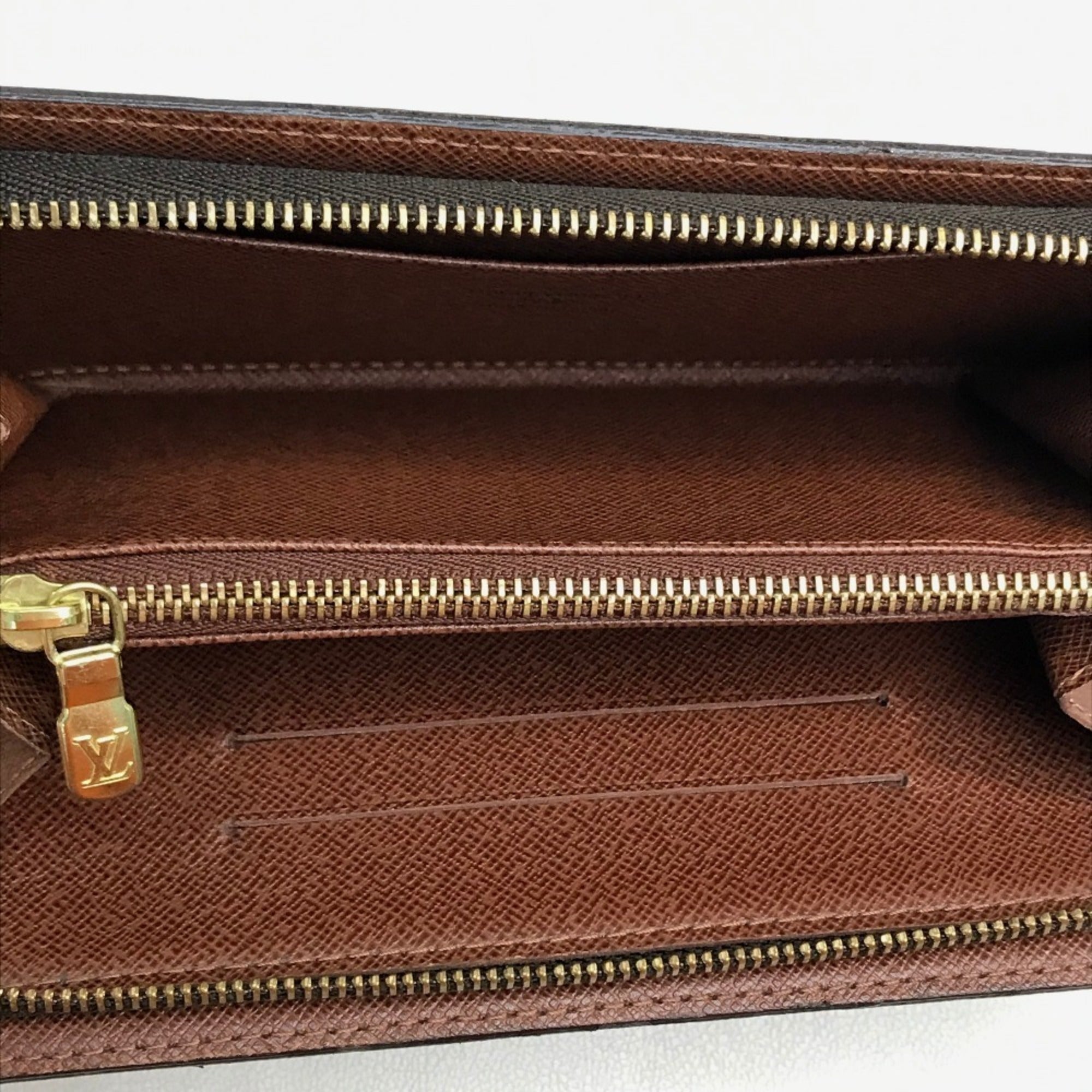 Louis Vuitton Brown Monogram Long Wallet (Bi-Fold) (Pre-Owned)