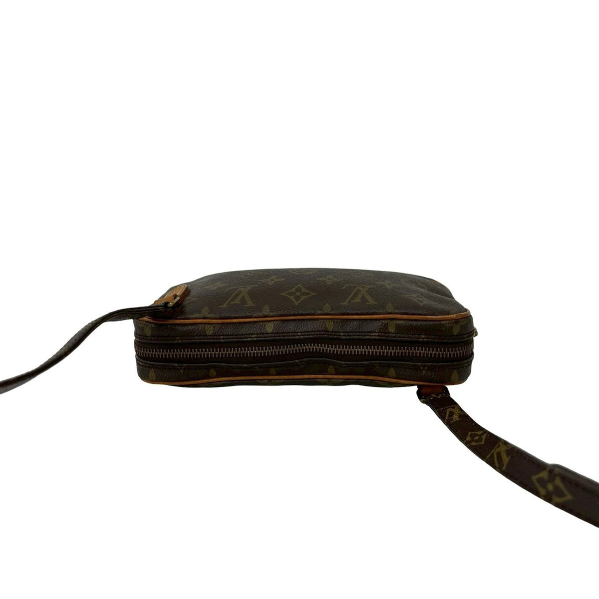 Louis Vuitton Brown Leather Pvc Shoulder Bag (Pre-Owned)