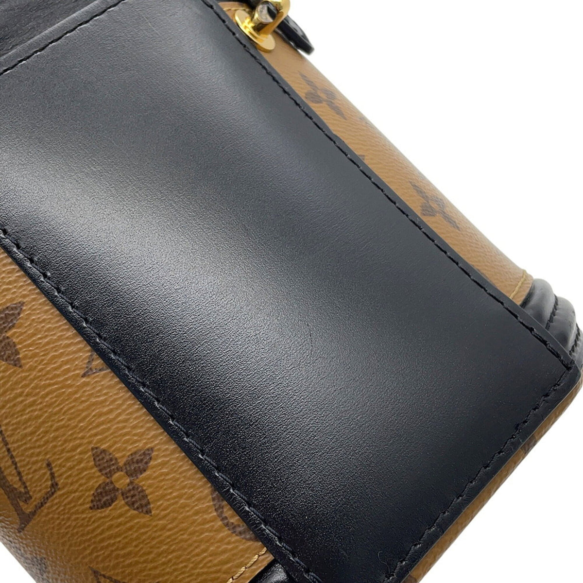 Louis Vuitton Monogram Reverse Noir Monogram Reverse Monogram Handbag Shoulder Bag (Pre-Owned)