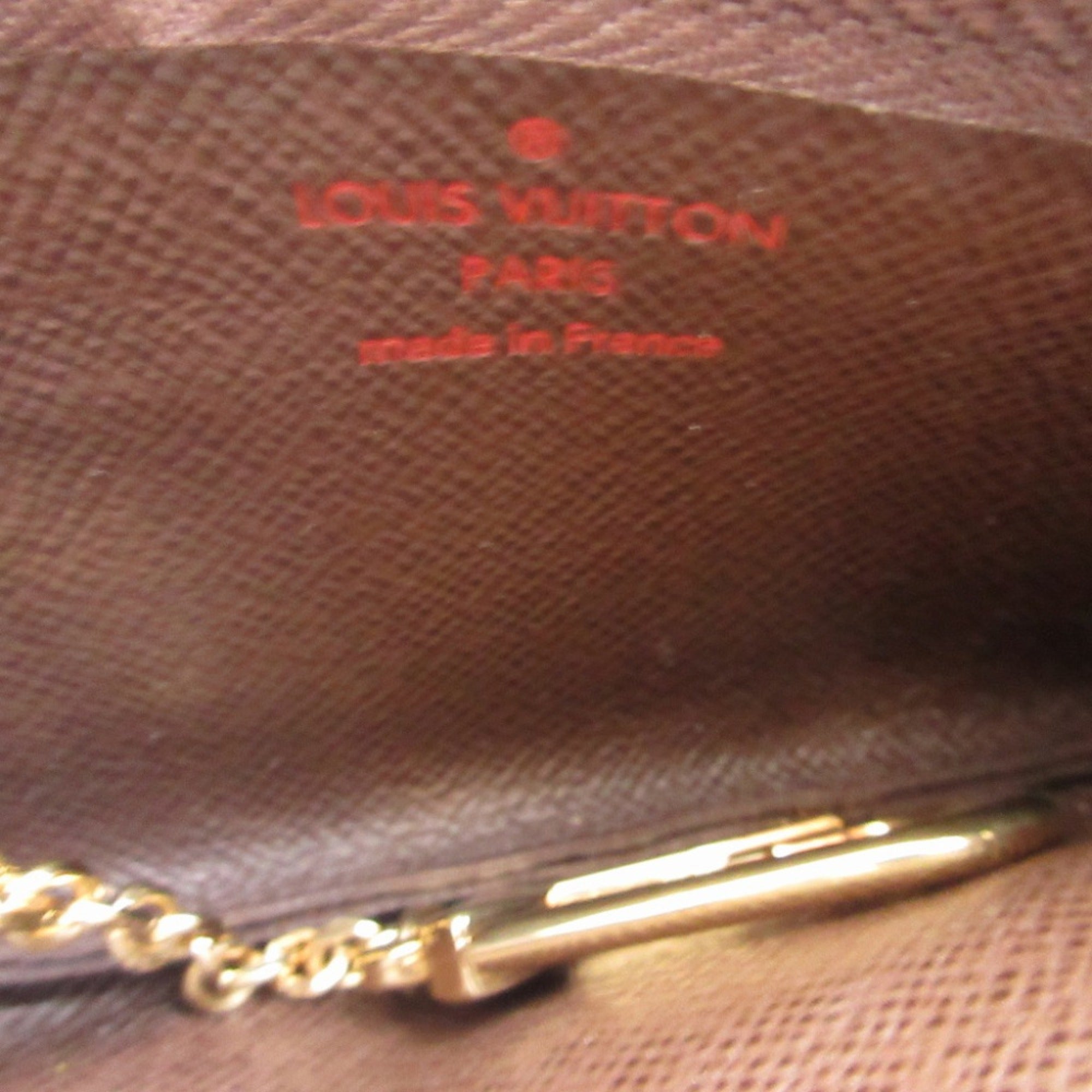 Louis Vuitton Brown Damier Canvas Damier Canvas Coin Purse/Coin Case (Pre-Owned)