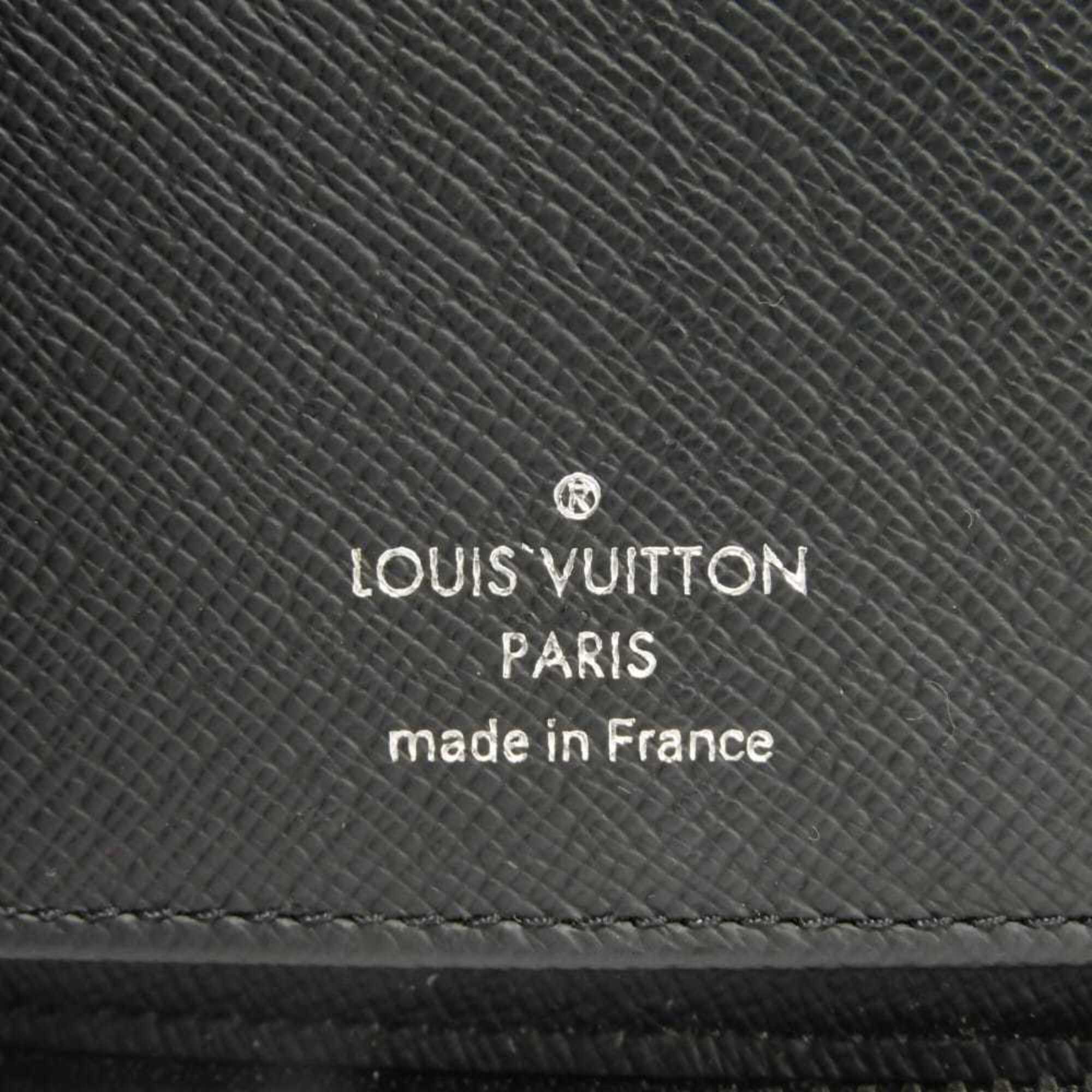 Louis Vuitton Black Damier Graphite Noir Damier Graphite Long Wallet (Bi-Fold) (Pre-Owned)