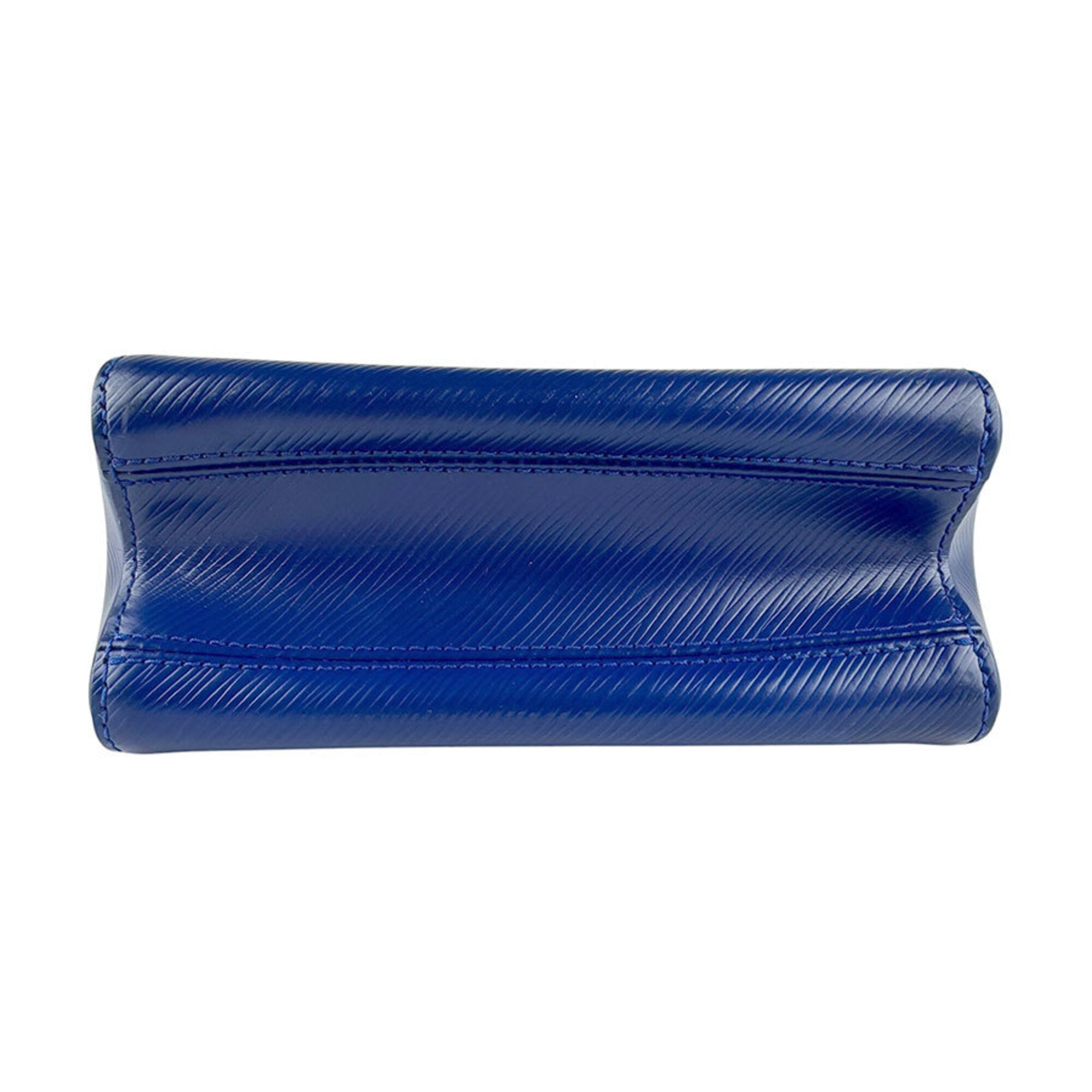 Louis Vuitton Blue Epi Leather Metal Shoulder Bag (Pre-Owned)