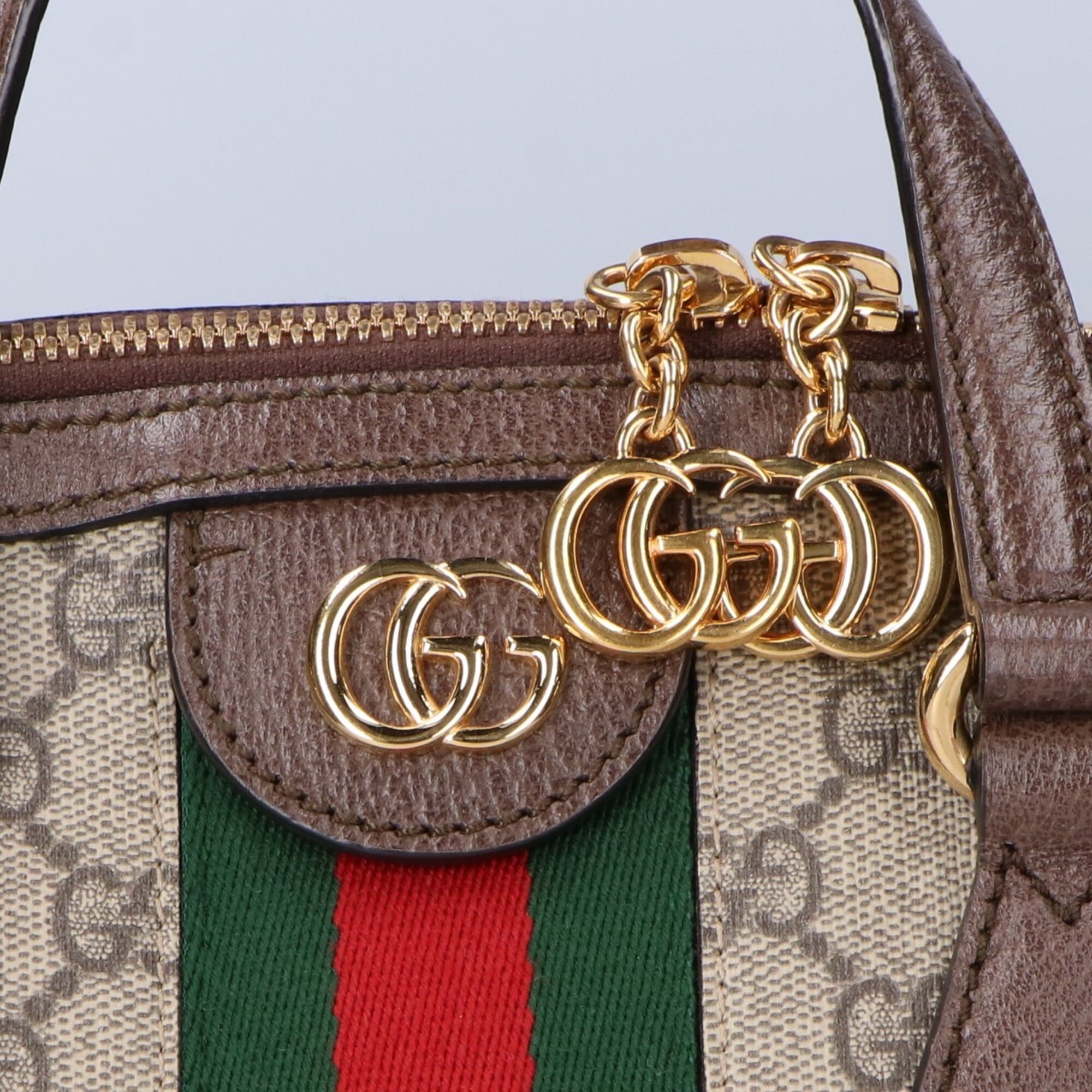 Gucci Dark Brown Pvc Handbag Shoulder Bag (Pre-Owned)