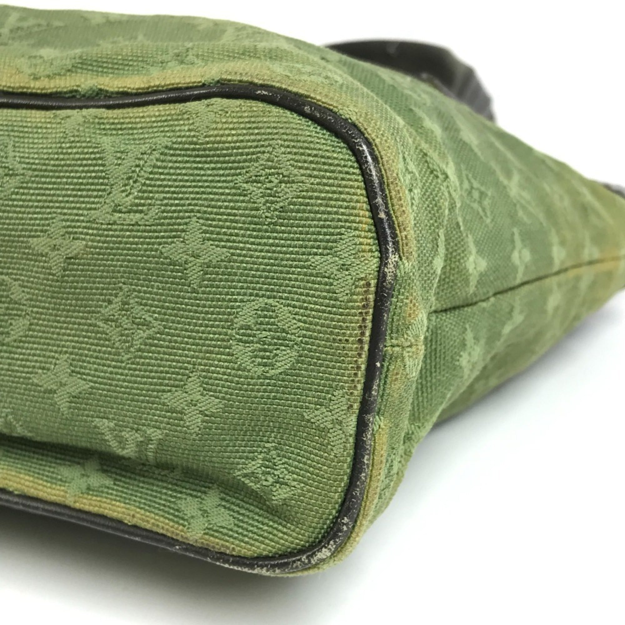 Louis Vuitton Khaki Monogram Mini Handbag Shoulder Bag Tote Bag (Pre-Owned)