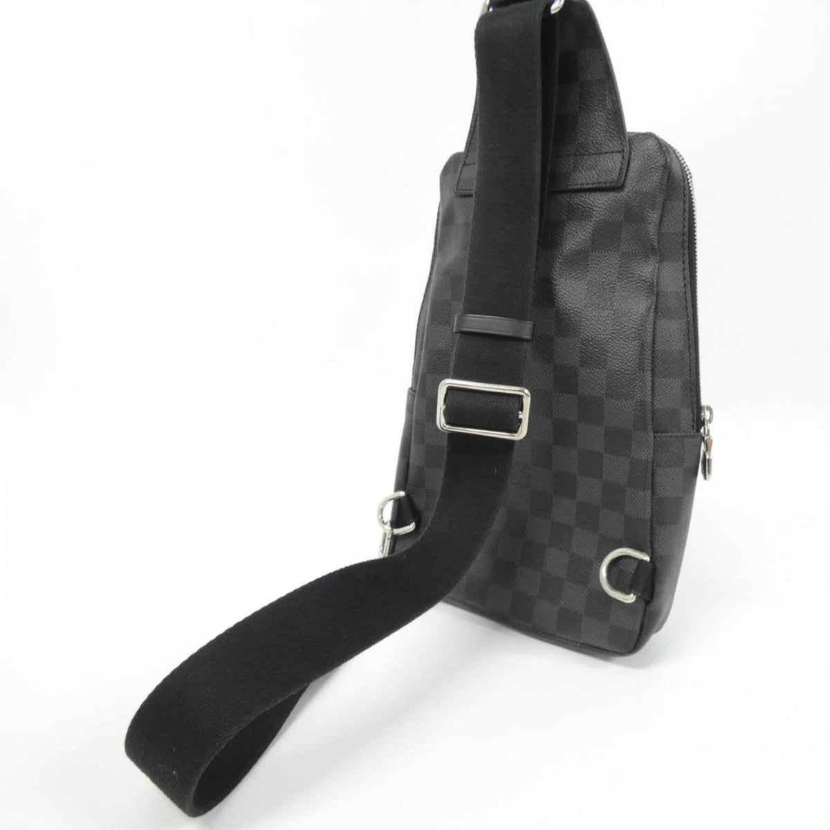 Louis Vuitton Graphite Coated Canvas Shoulder Bag (Pre-Owned)