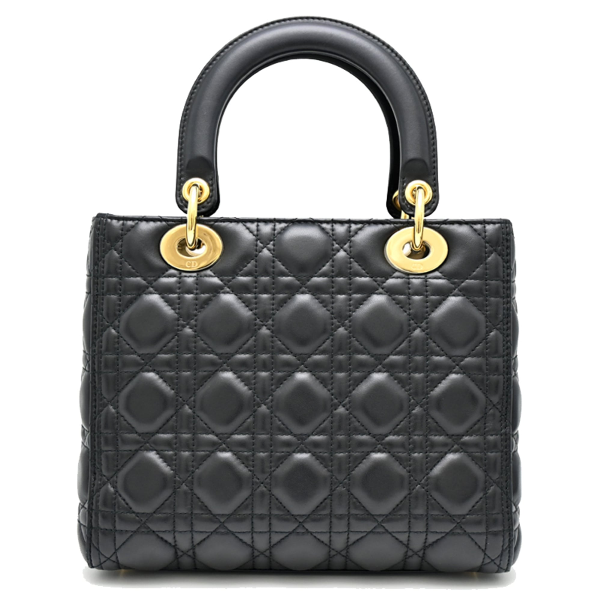 Christian Dior Black Leather Handbag (Pre-Owned)