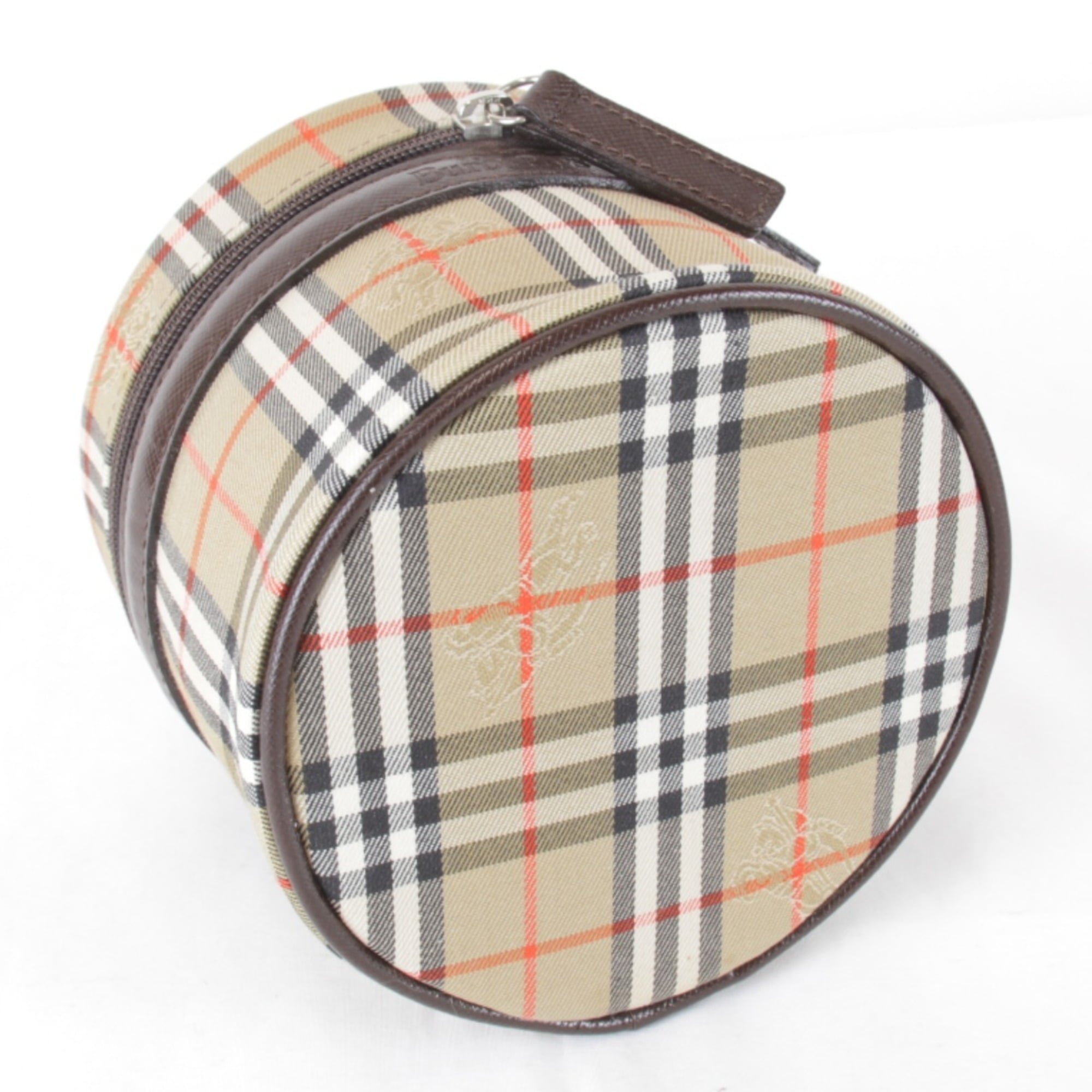 Burberry Beige Canvas Pouch (Pre-Owned)