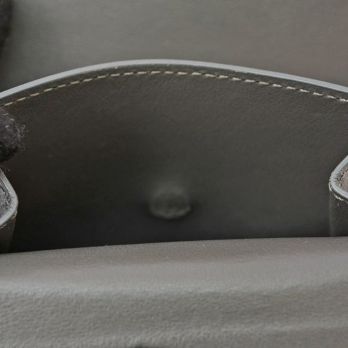 Celine Gray Leather Wallet (Tri-Fold) (Pre-Owned)