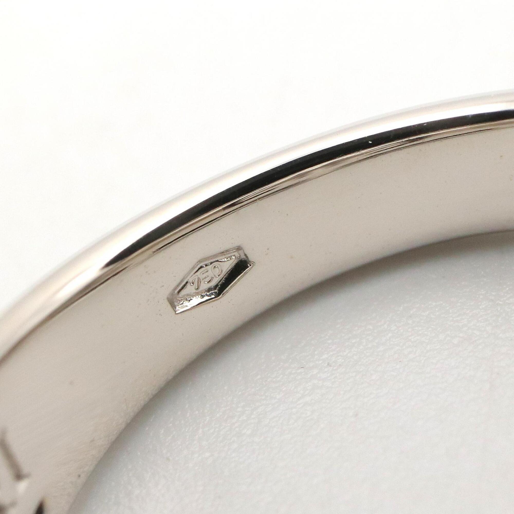 Bvlgari Silver White Gold (18K) Band Ring (Pre-Owned)
