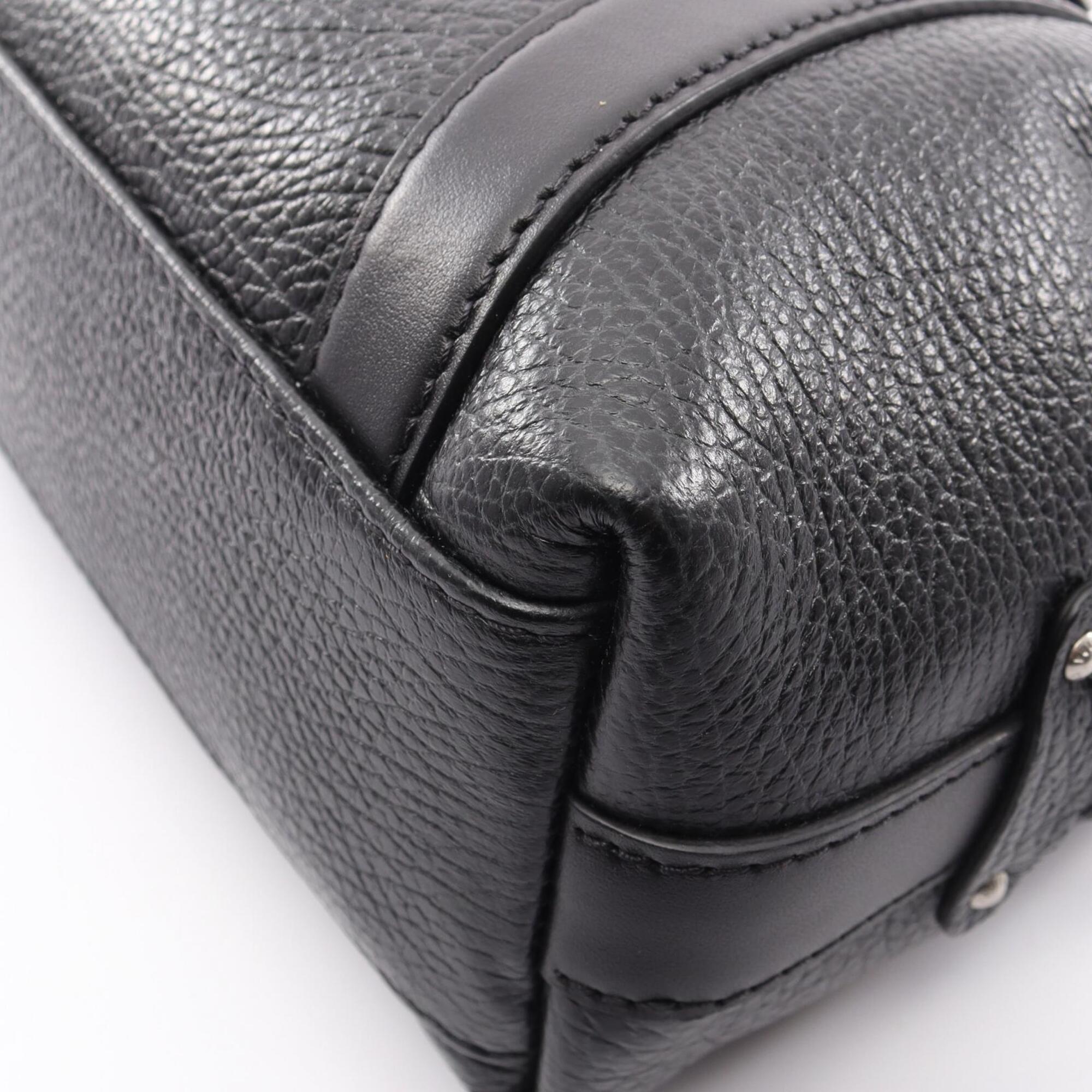 Louis Vuitton Black Noir Leather Handbag (Pre-Owned)