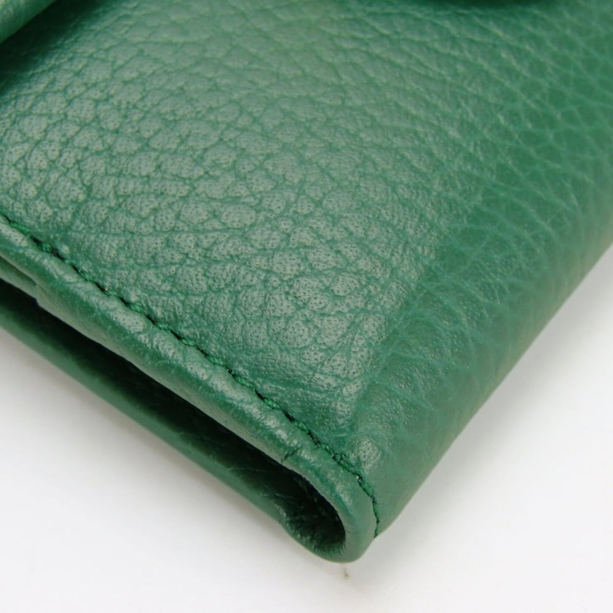Gucci Green Leather Wallet (Bi-Fold) (Pre-Owned)