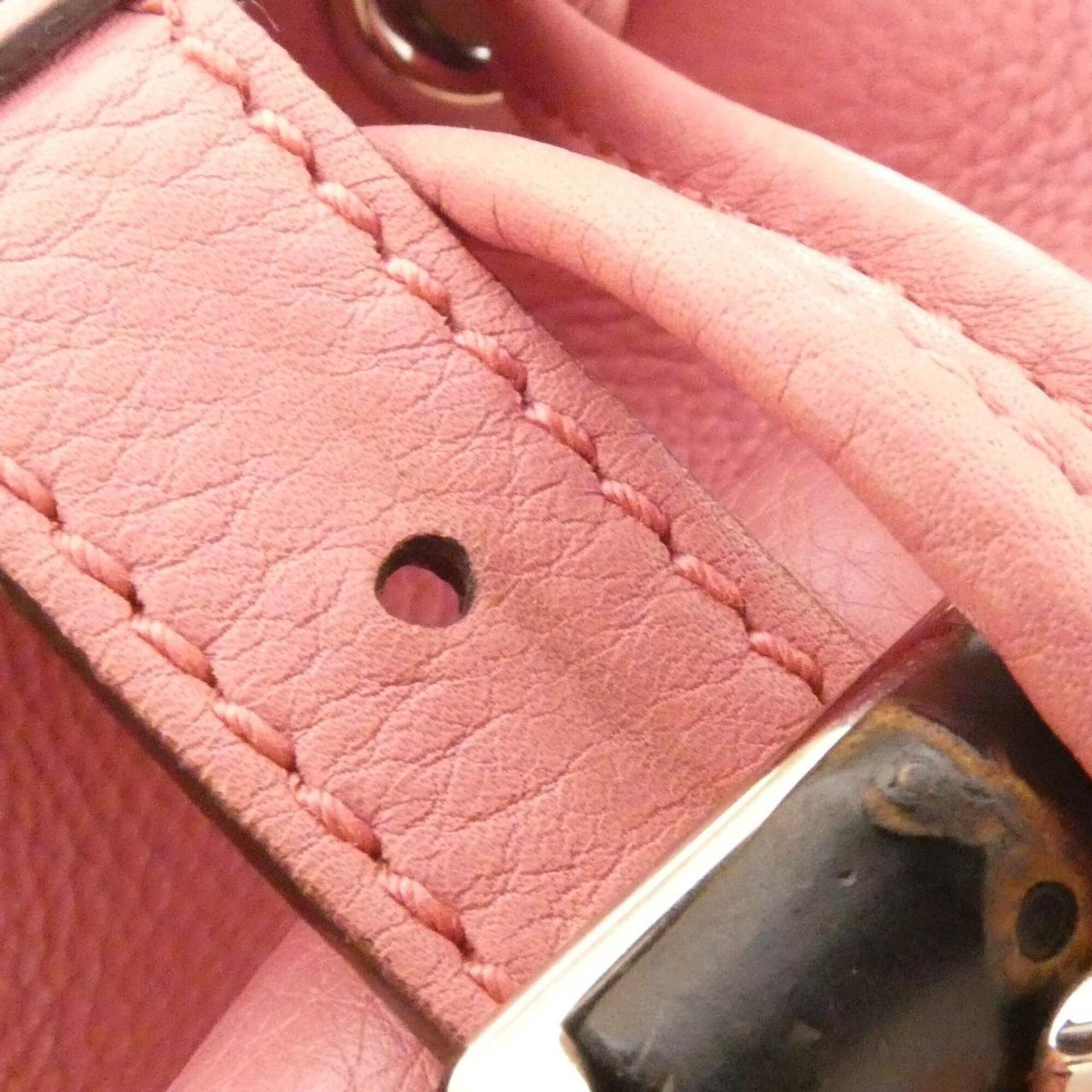 Gucci Pink Leather Backpack (Pre-Owned)